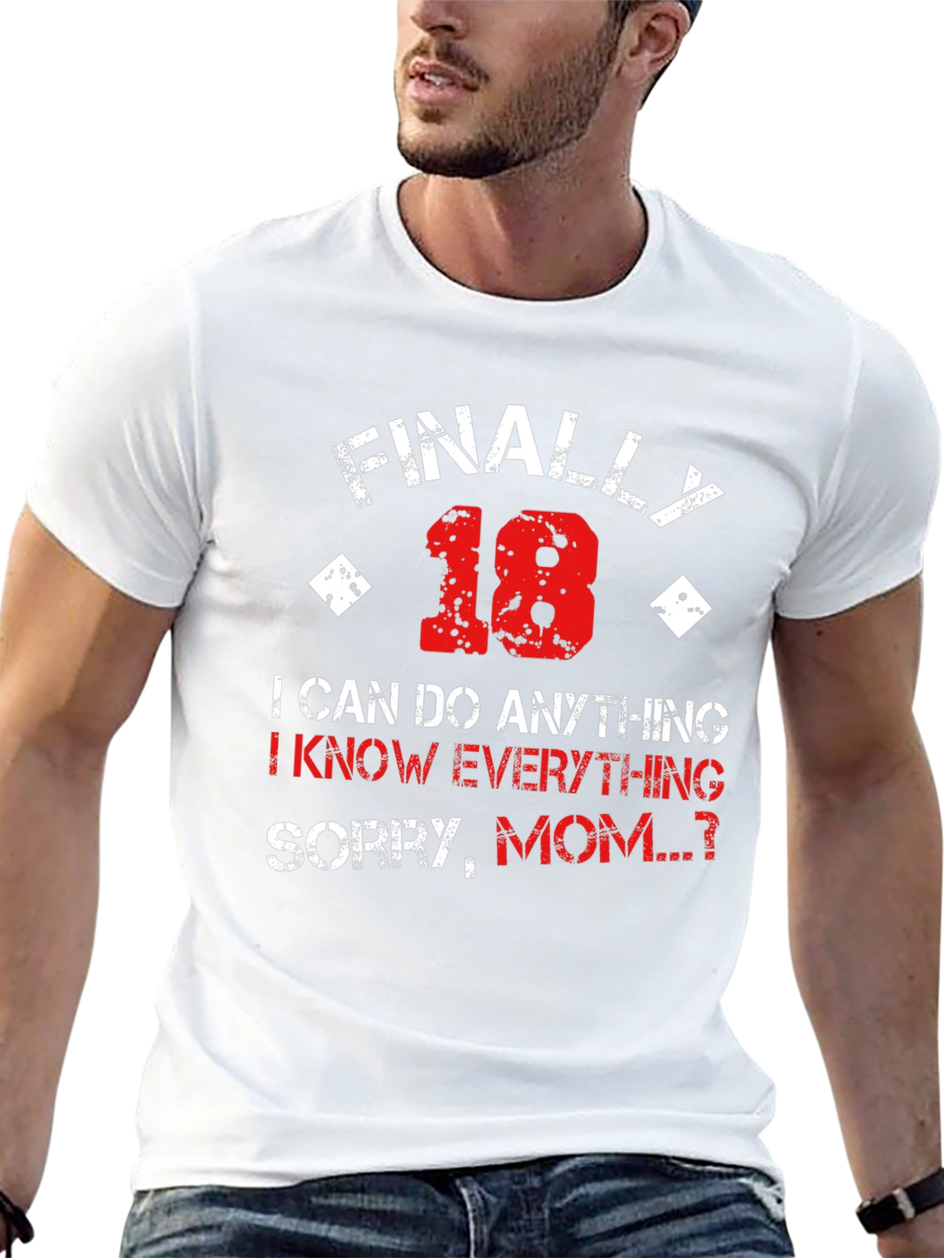 Finally 18 Funny Graphic T-Shirt