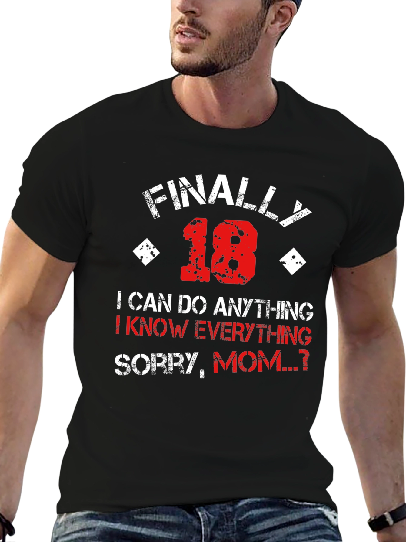 Finally 18 Funny Graphic T-Shirt