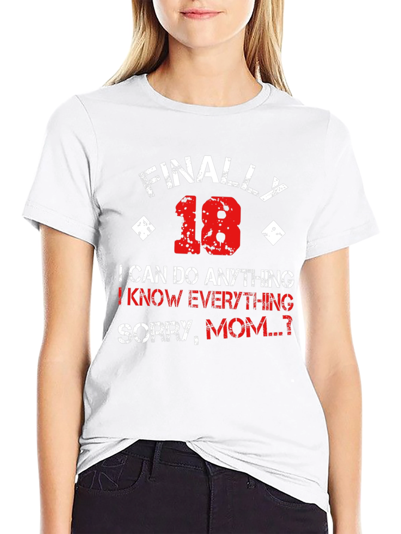 Finally 18 Funny Graphic T-Shirt