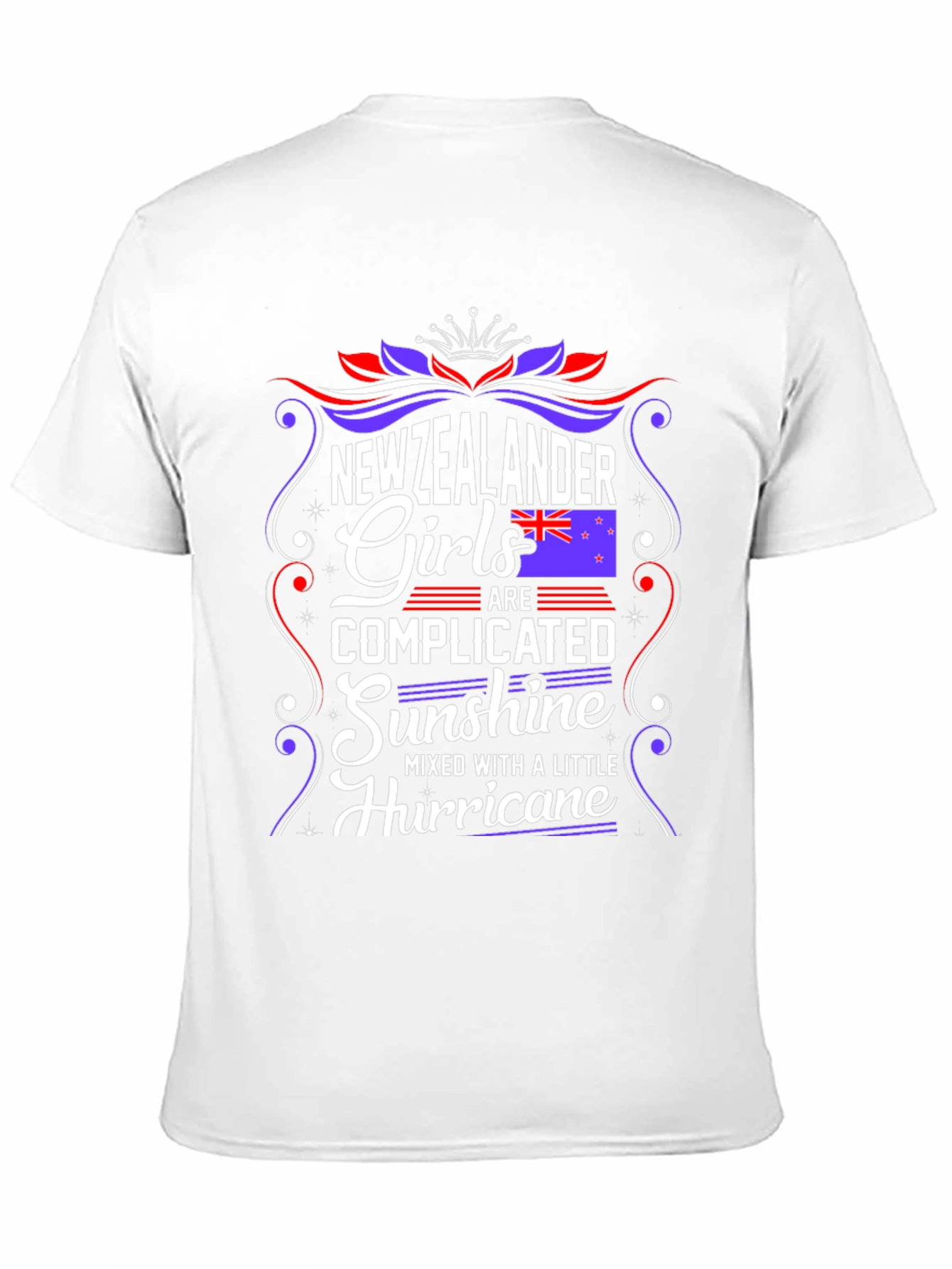 New Zealander Girls T-Shirt: Complicated Sunshine & Hurricane