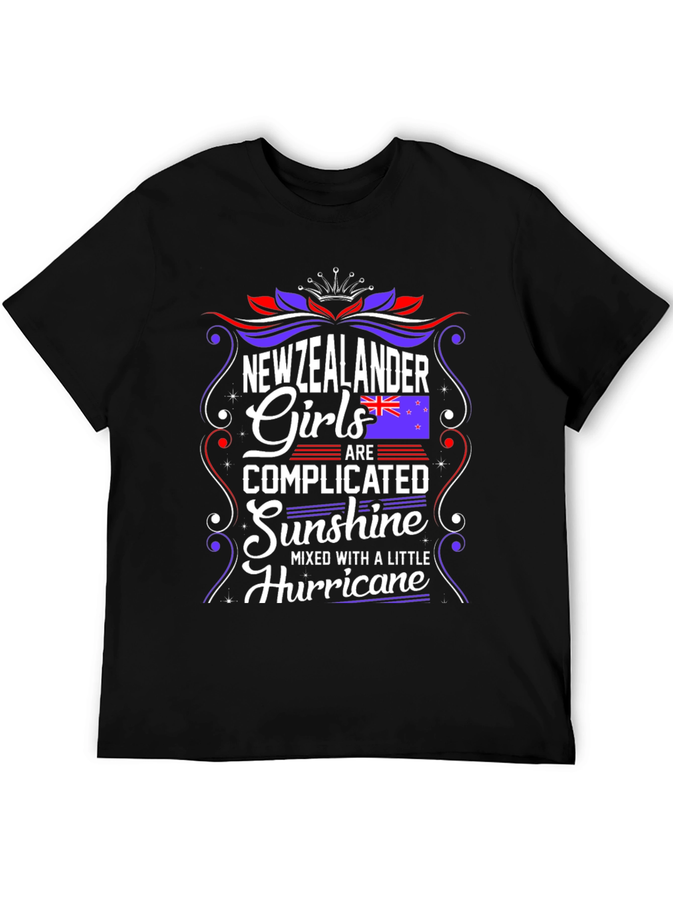 New Zealander Girls T-Shirt: Complicated Sunshine & Hurricane