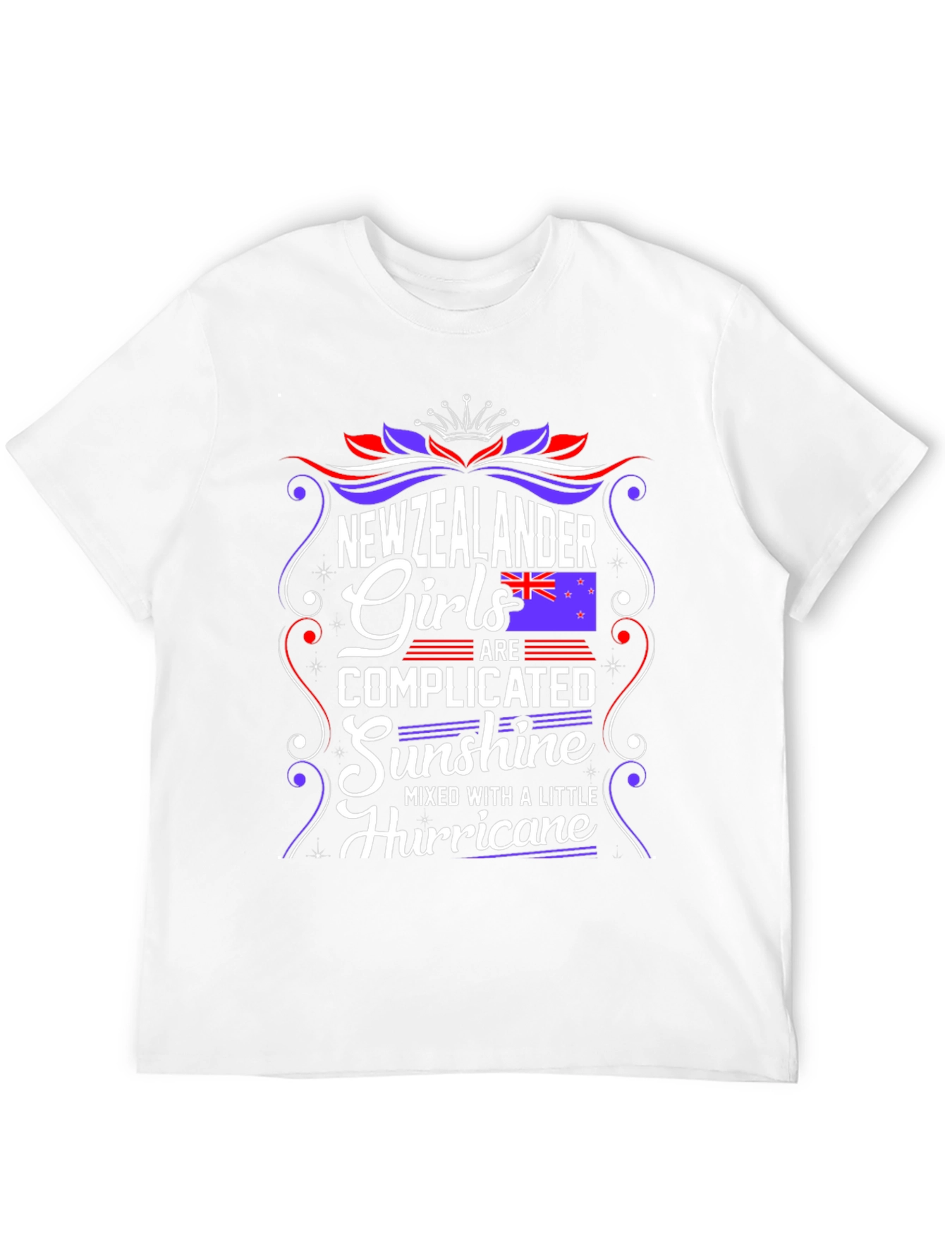 New Zealander Girls T-Shirt: Complicated Sunshine & Hurricane