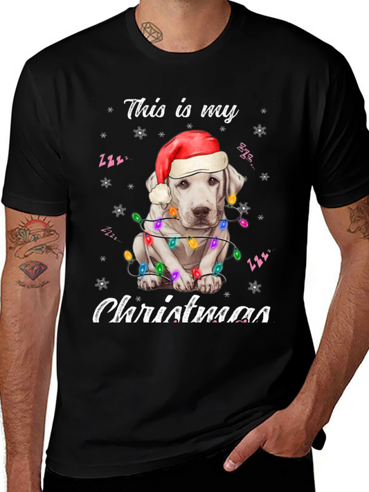 Christmas Dog T-Shirt - Festive Holiday Apparel