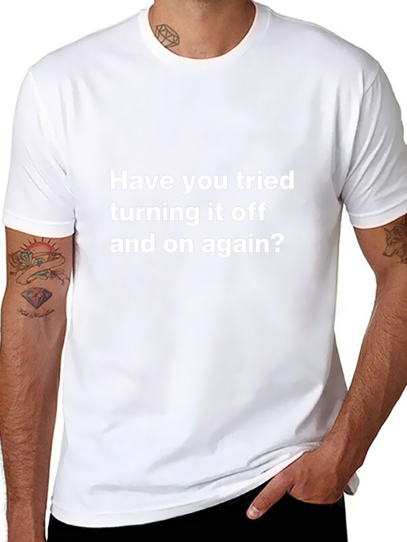 Humorous Tech Support T-Shirt