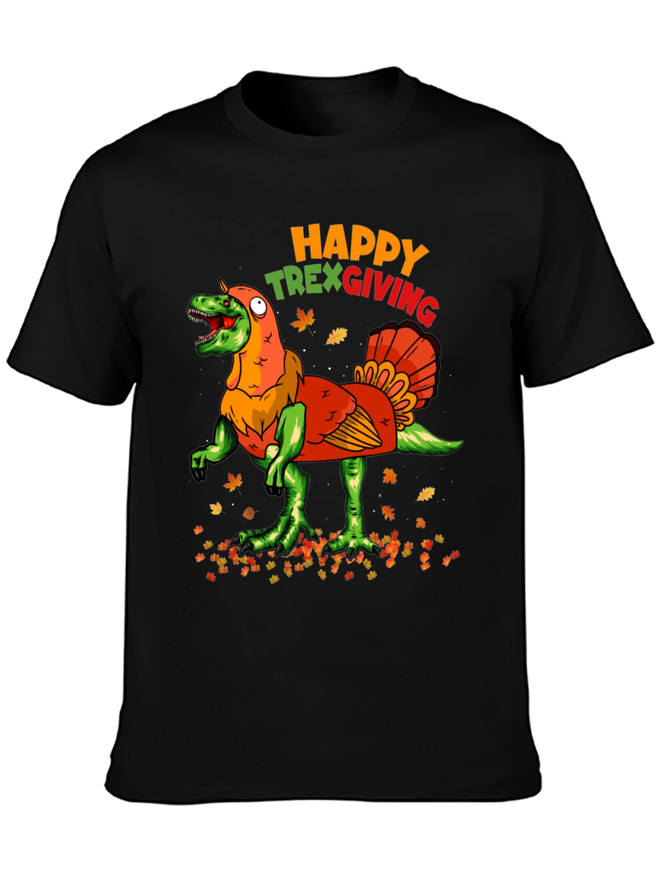 Happy Trexgiving T-Shirt Funny Thanksgiving Turkey Dinosaur Tee