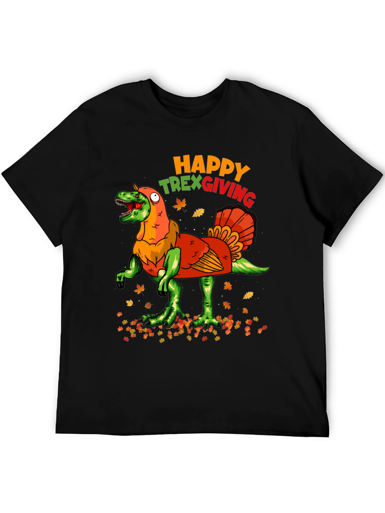 Happy Trexgiving T-Shirt Funny Thanksgiving Turkey Dinosaur Tee