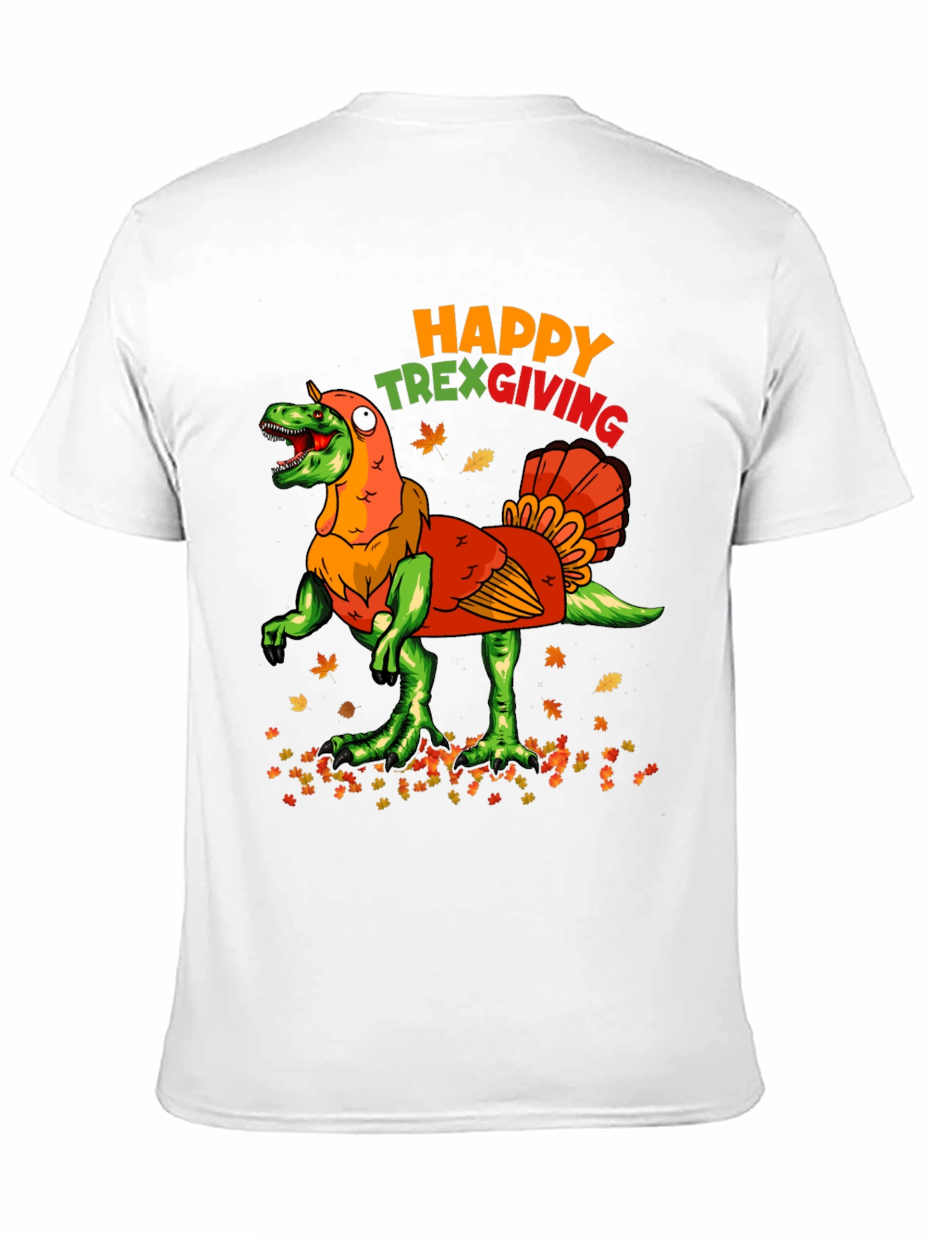 Happy Trexgiving T-Shirt Funny Thanksgiving Turkey Dinosaur Tee