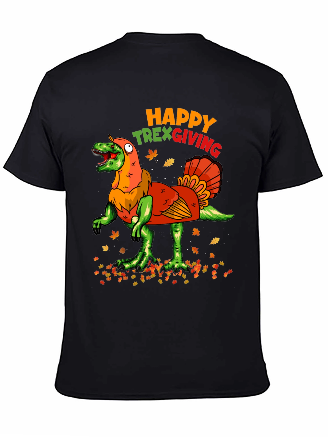 Happy Trexgiving T-Shirt Funny Thanksgiving Turkey Dinosaur Tee
