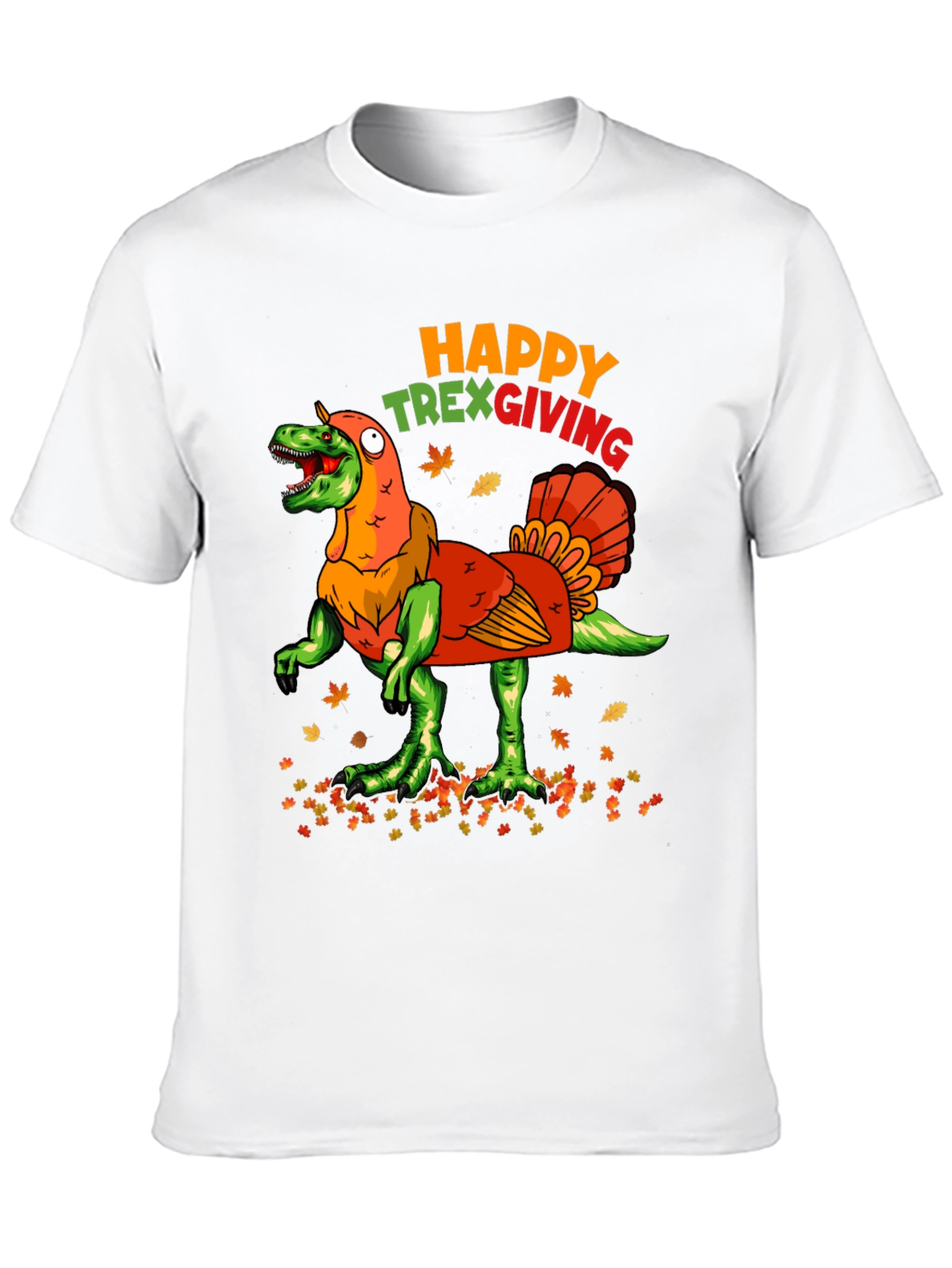 Happy Trexgiving T-Shirt Funny Thanksgiving Turkey Dinosaur Tee