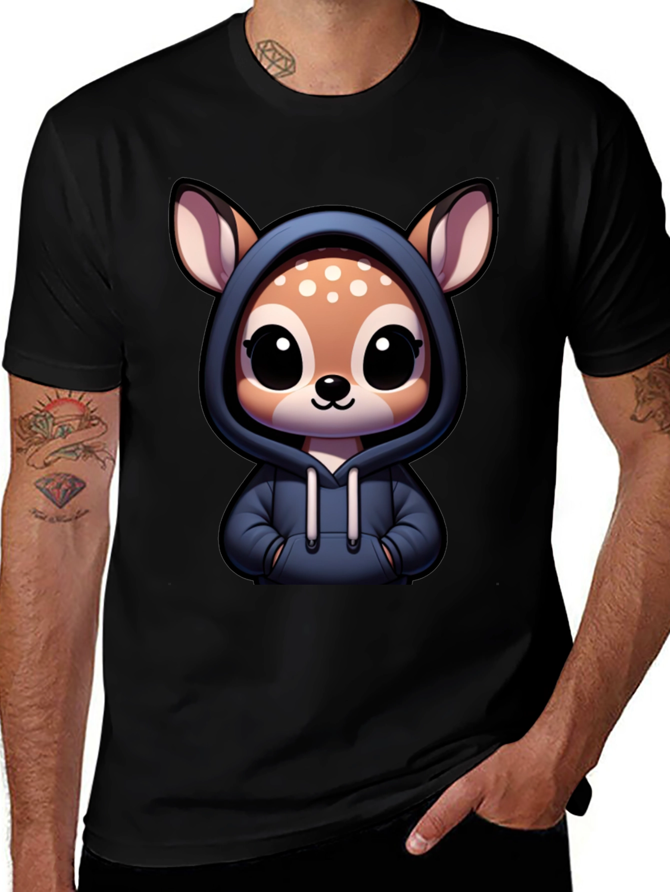 Cute Deer Hoodie T-Shirt
