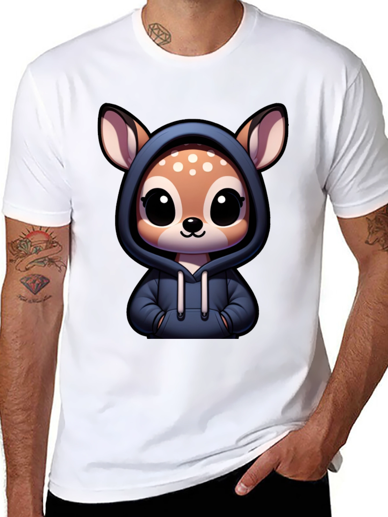 Cute Deer Hoodie T-Shirt