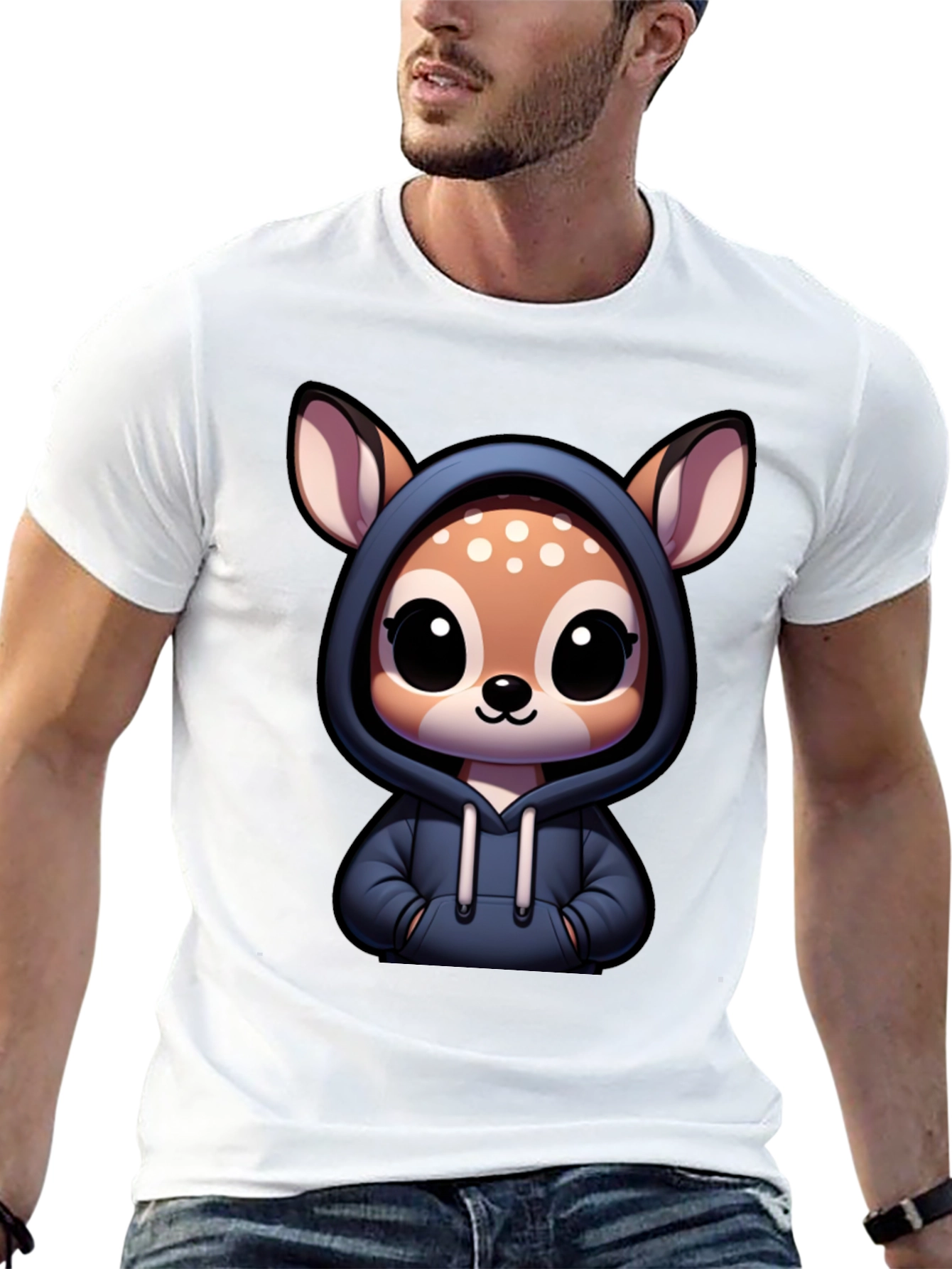 Cute Deer Hoodie T-Shirt