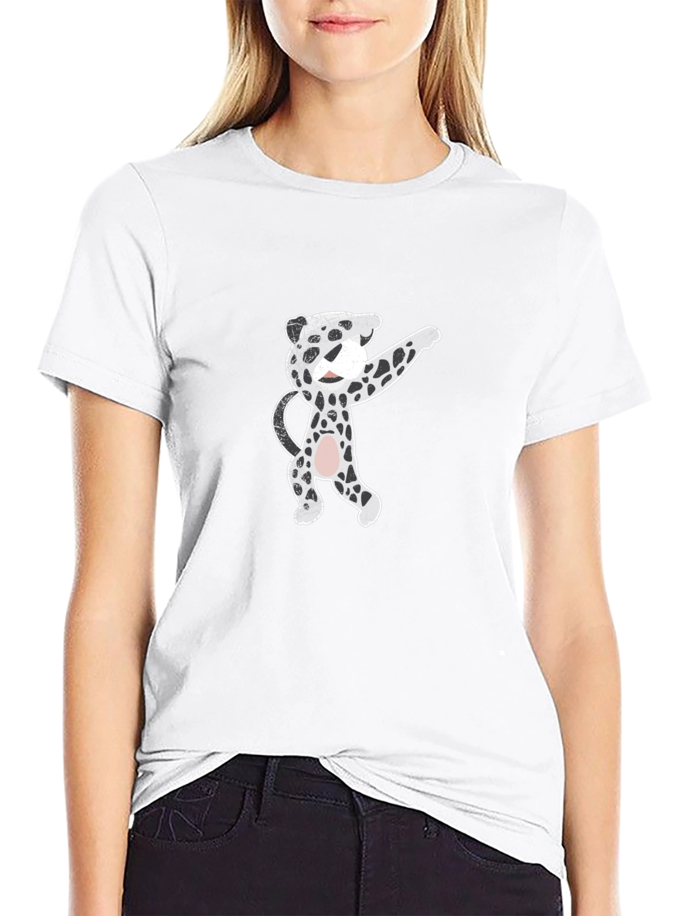 Funny Dalmatian Dog Dabbing T-Shirt
