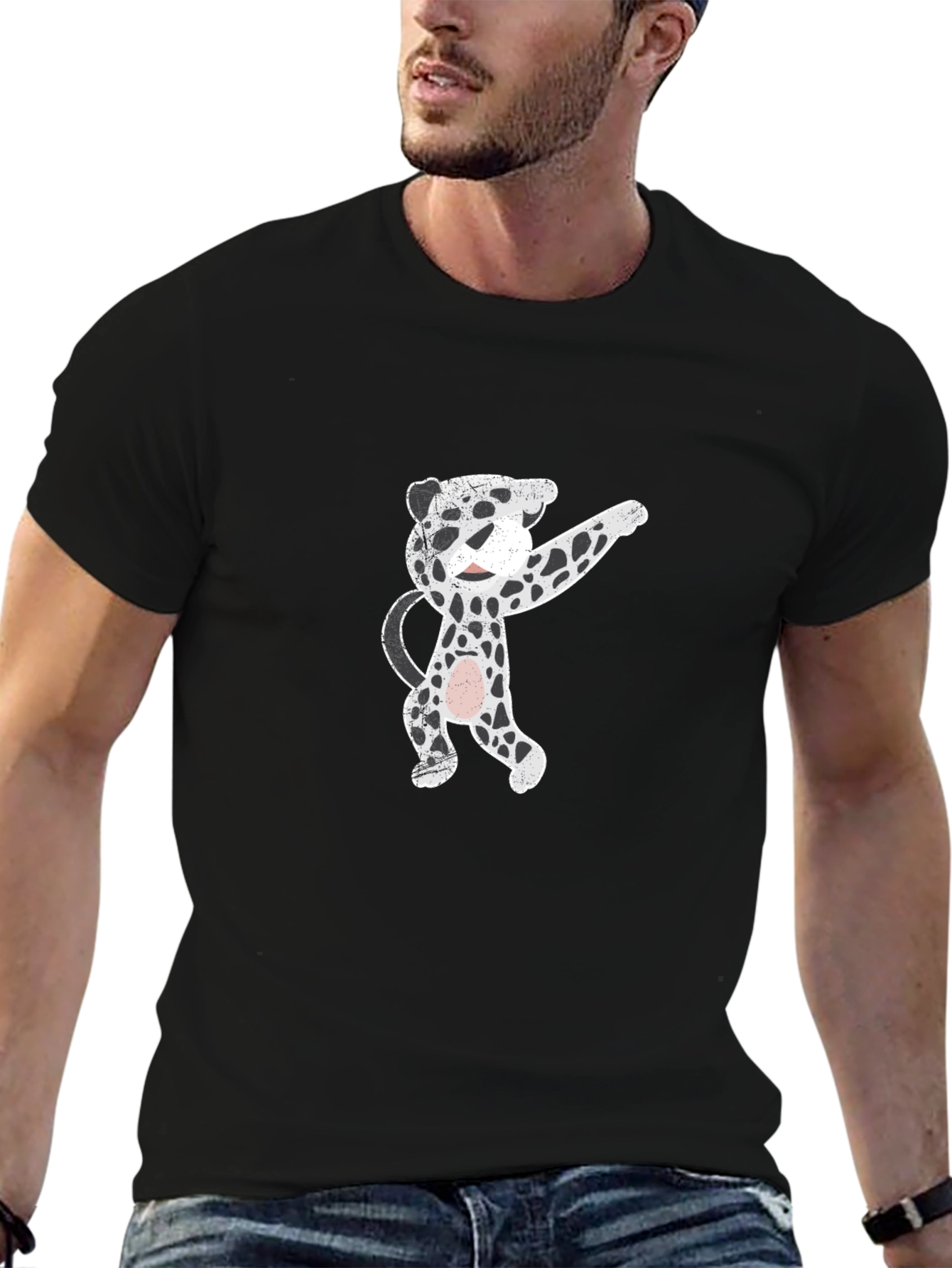 Funny Dalmatian Dog Dabbing T-Shirt