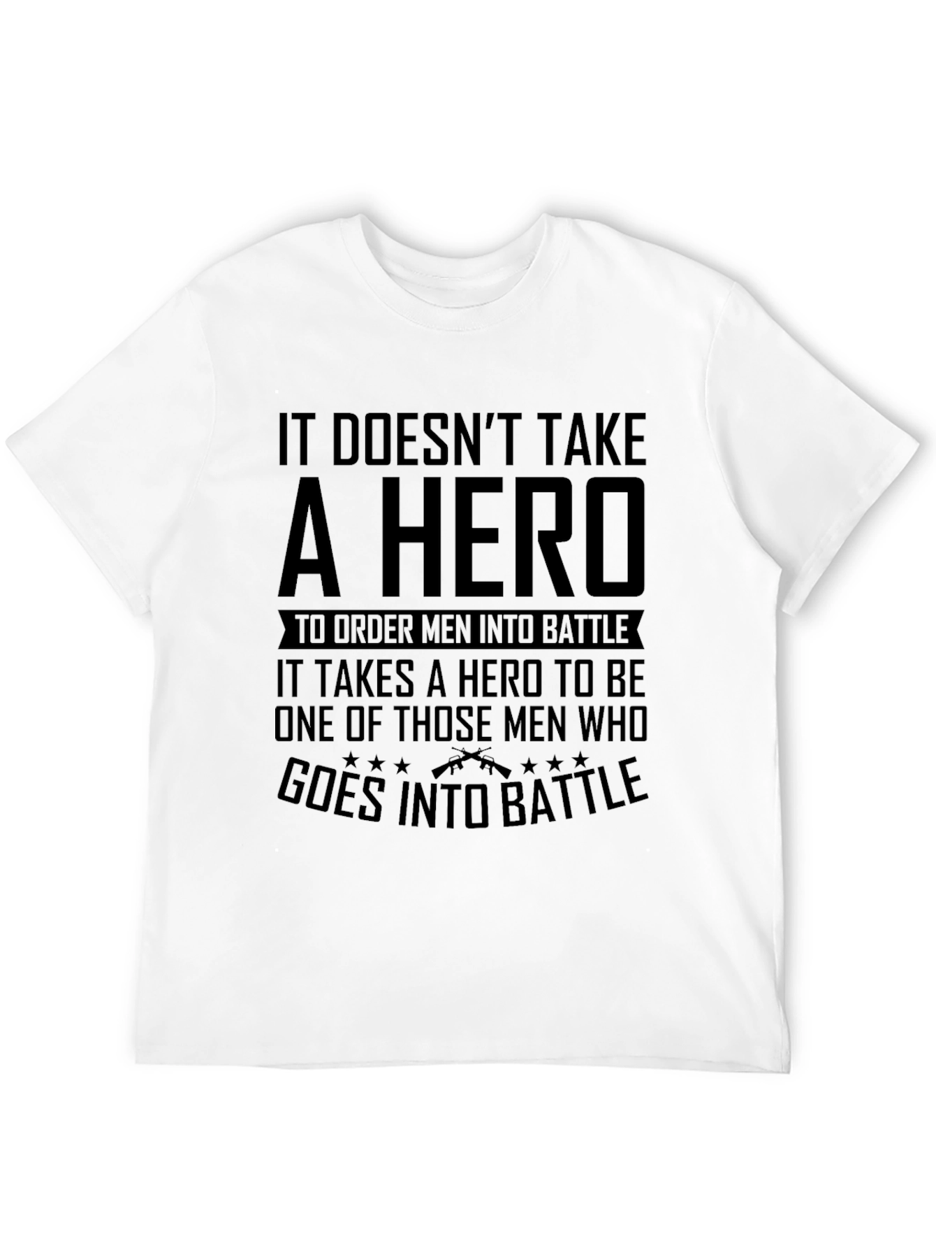 Hero Mens Graphic T-Shirt - Battle