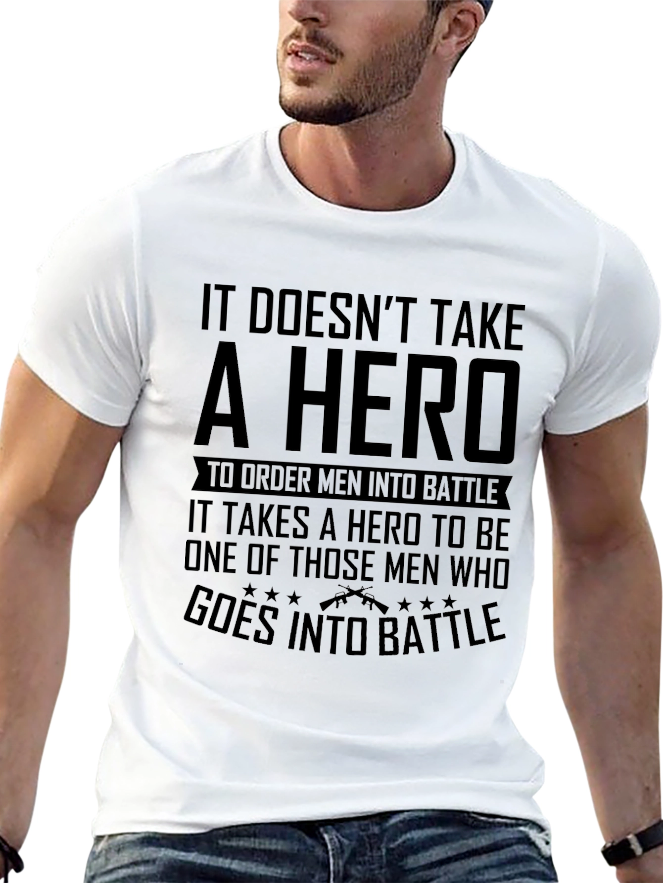 Hero Mens Graphic T-Shirt - Battle