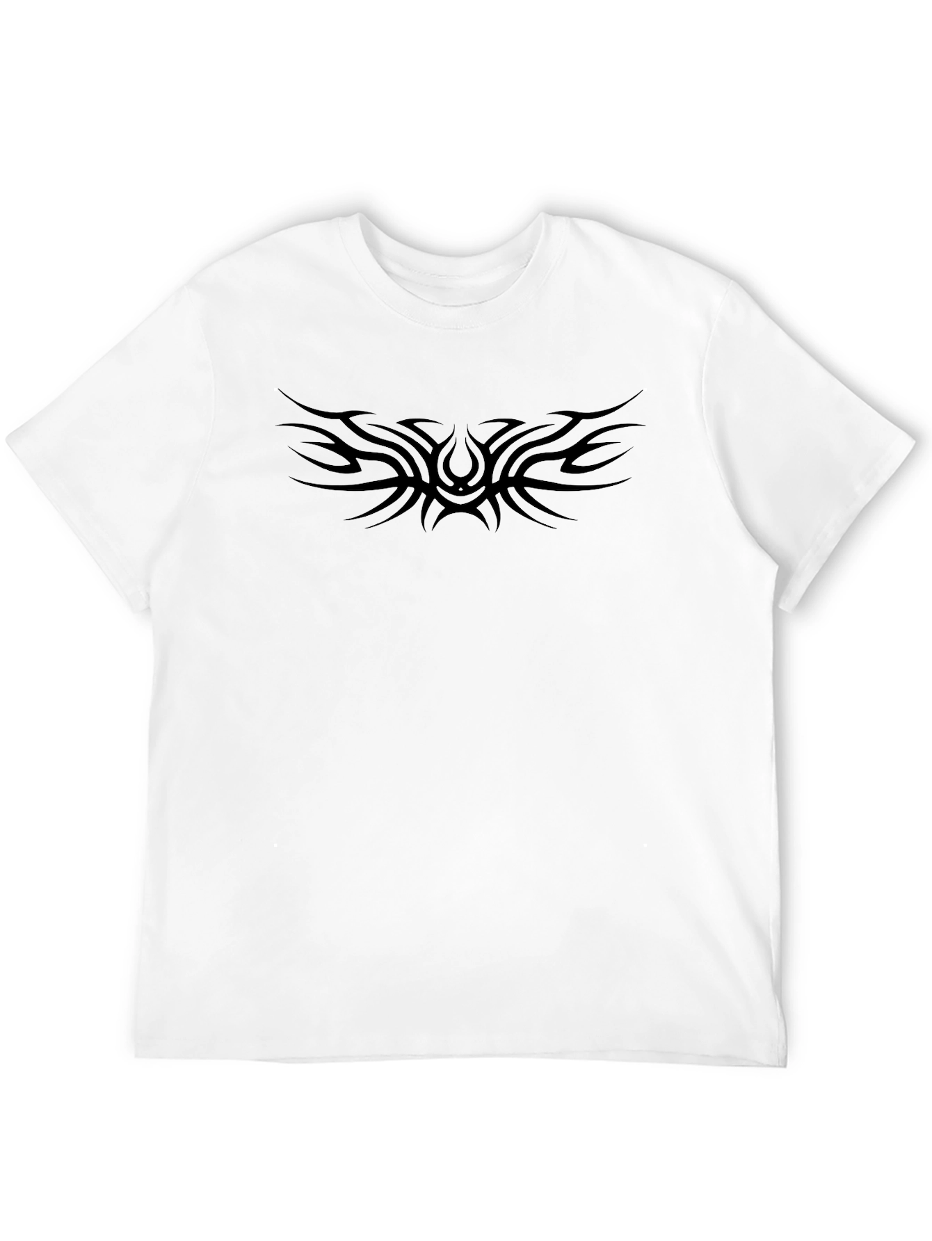 Mens Black Tribal Tattoo Graphic Tee