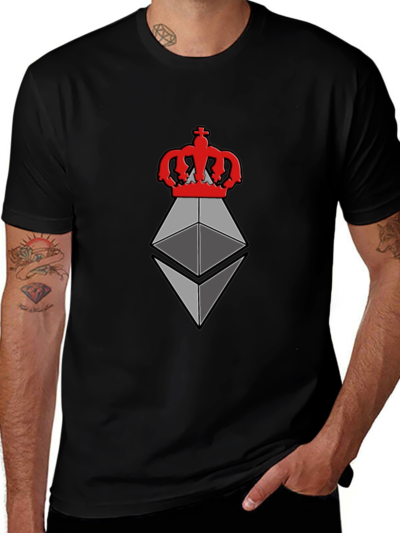 Ethereum King T-Shirt - Crypto Fashion Tee