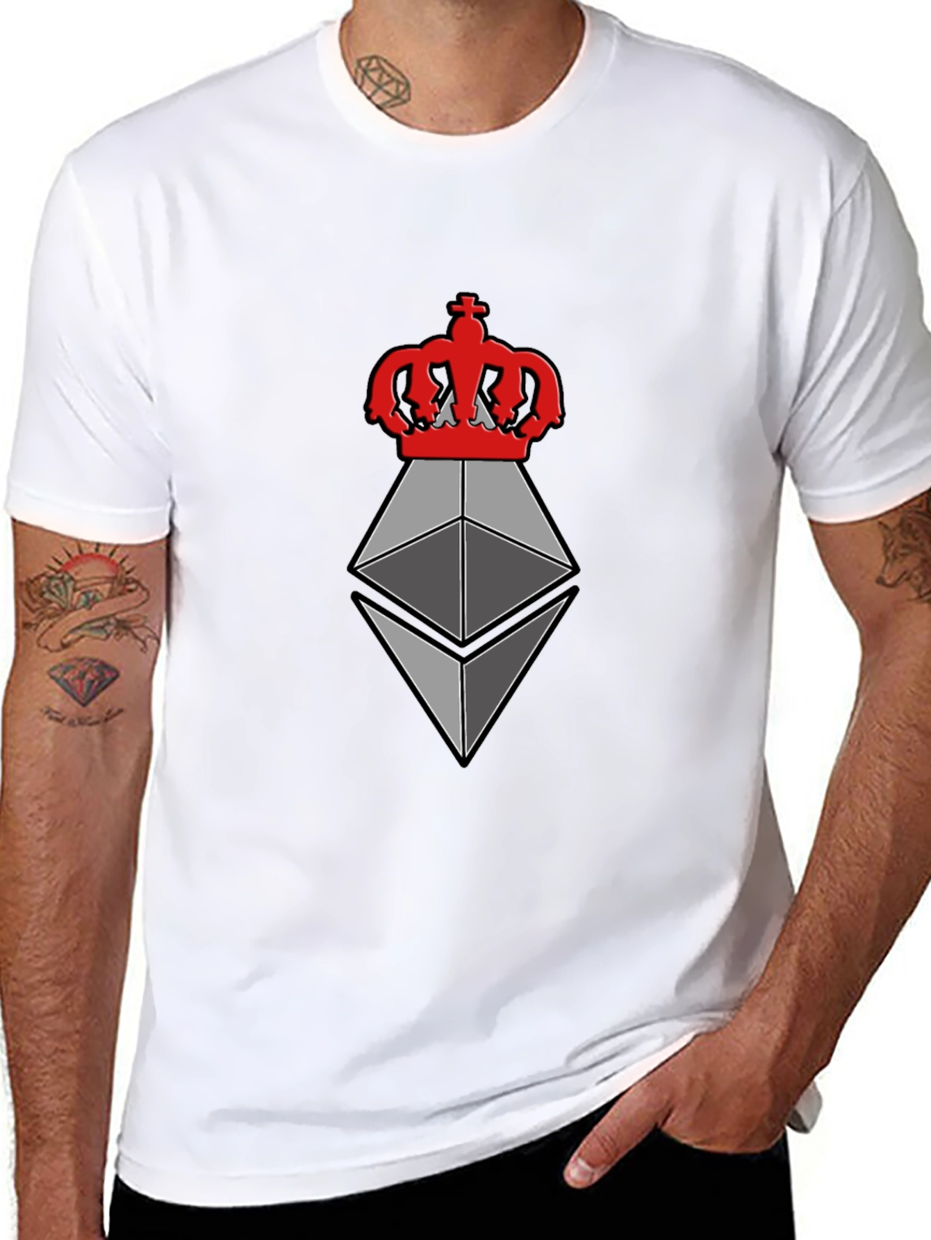 Ethereum King T-Shirt - Crypto Fashion Tee