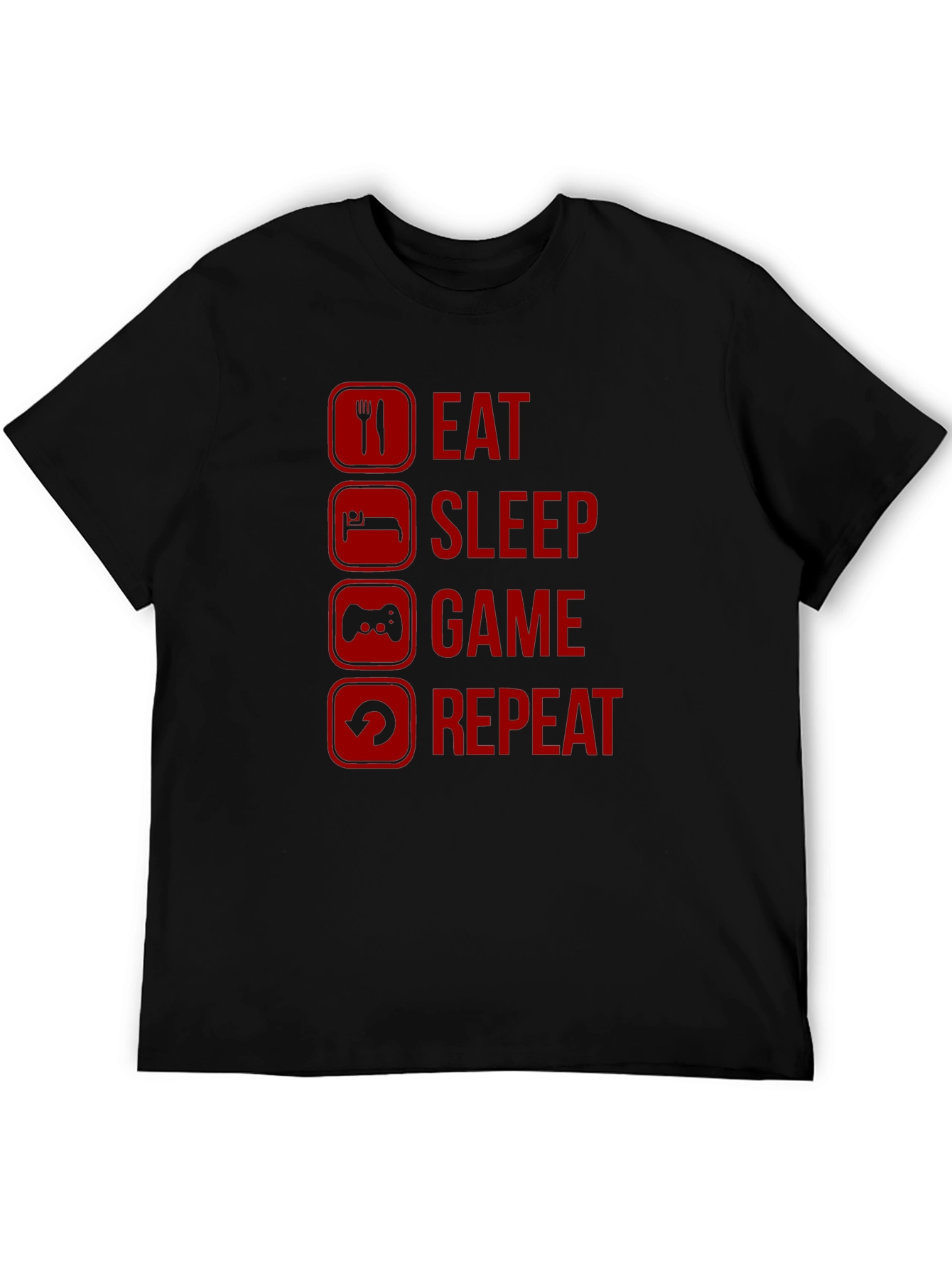 Eat Sleep Game Repeat Gamer T-Shirt