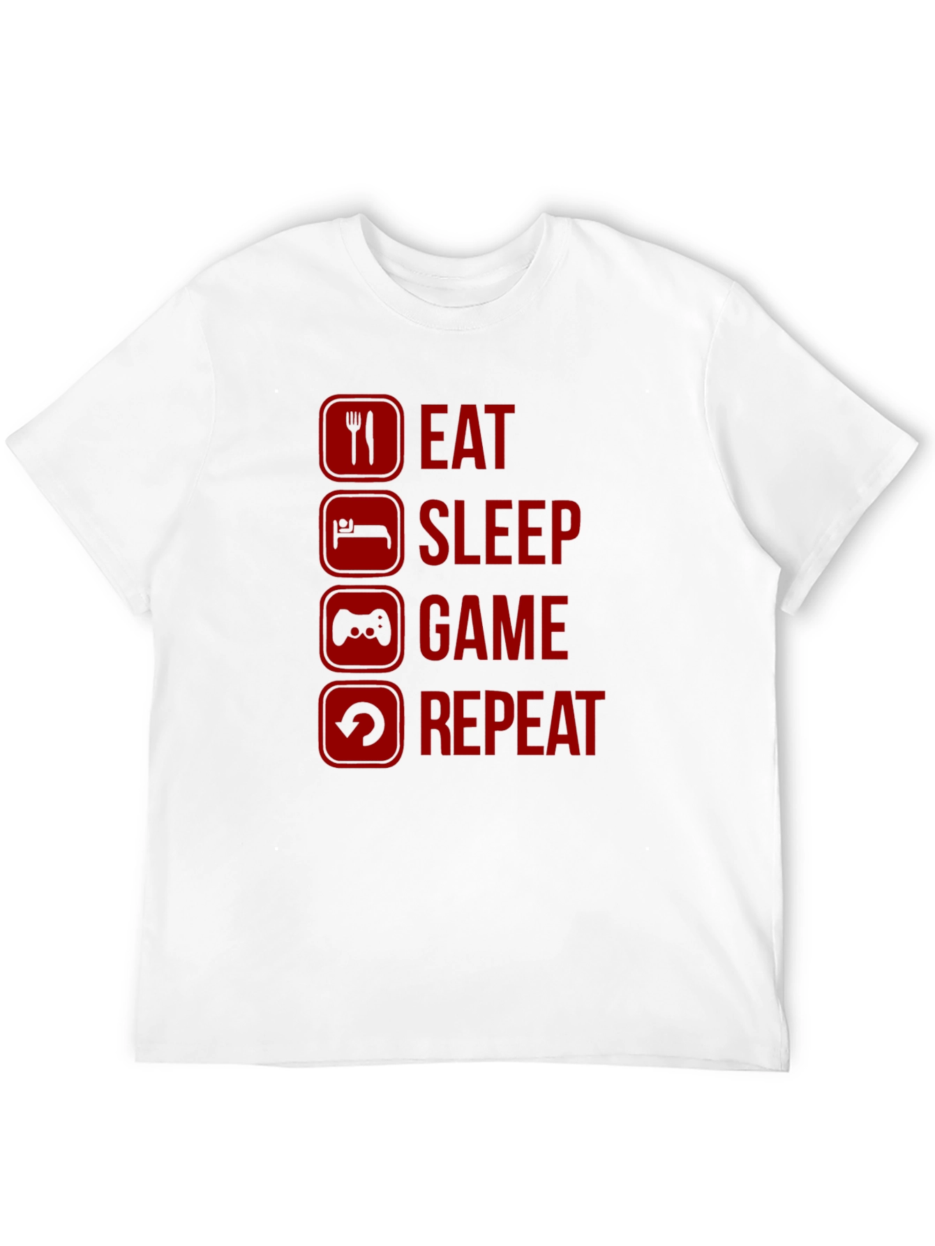 Eat Sleep Game Repeat Gamer T-Shirt