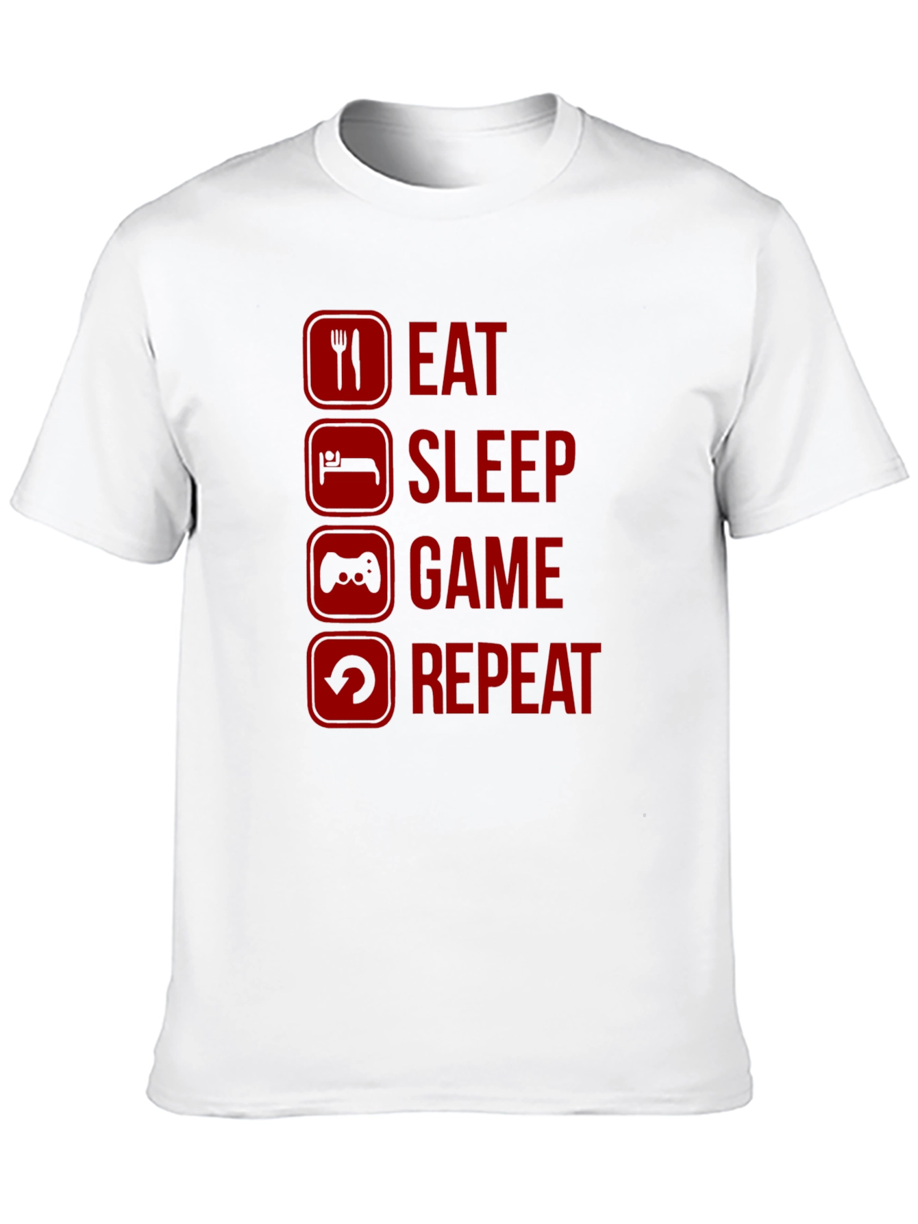 Eat Sleep Game Repeat Gamer T-Shirt