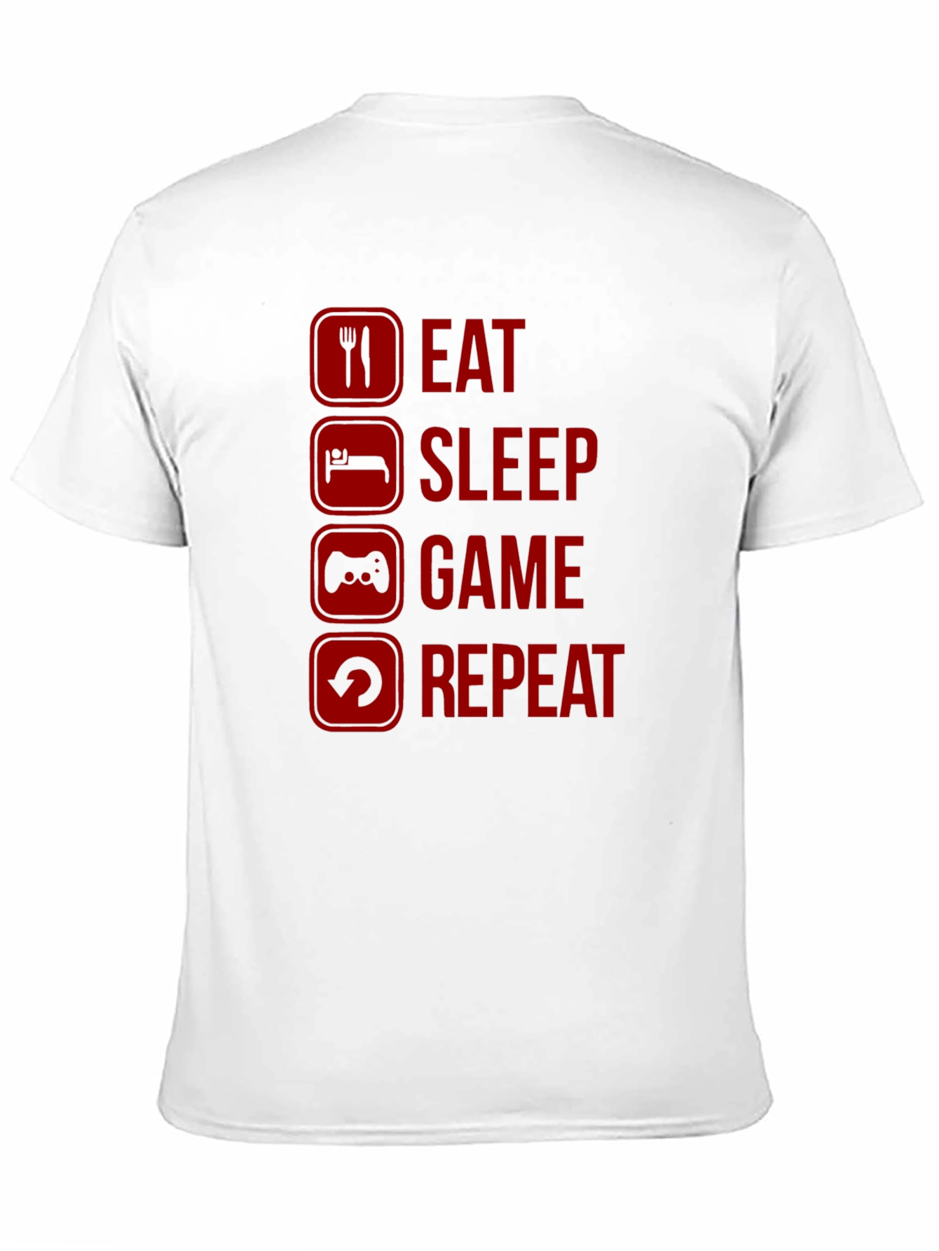 Eat Sleep Game Repeat Gamer T-Shirt