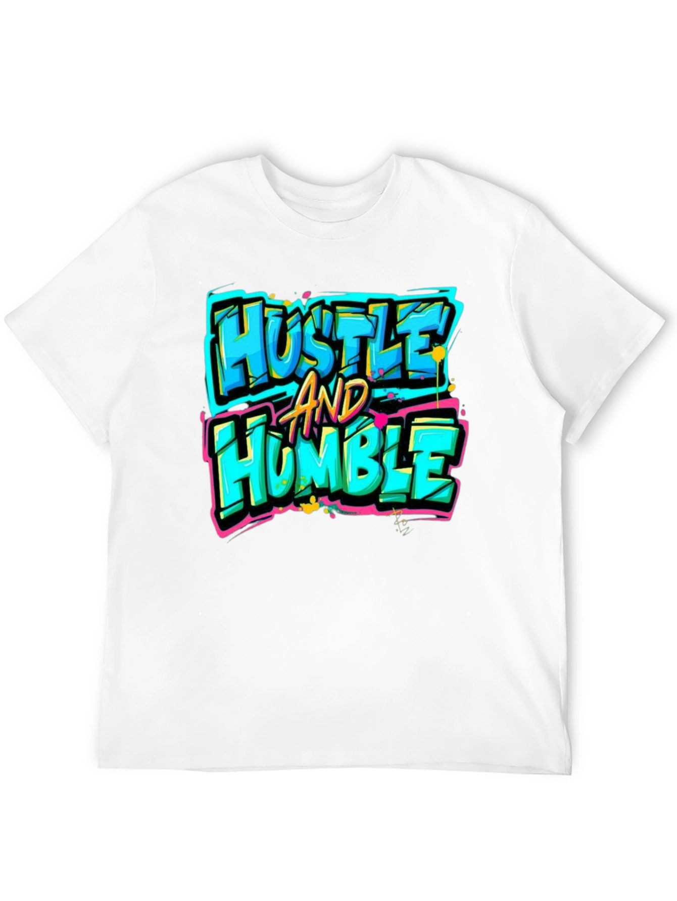 Hustle & Humble Graphic T-Shirt - Streetwear Style