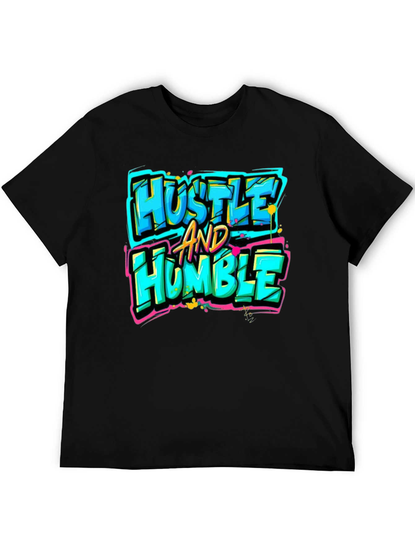 Hustle & Humble Graphic T-Shirt - Streetwear Style