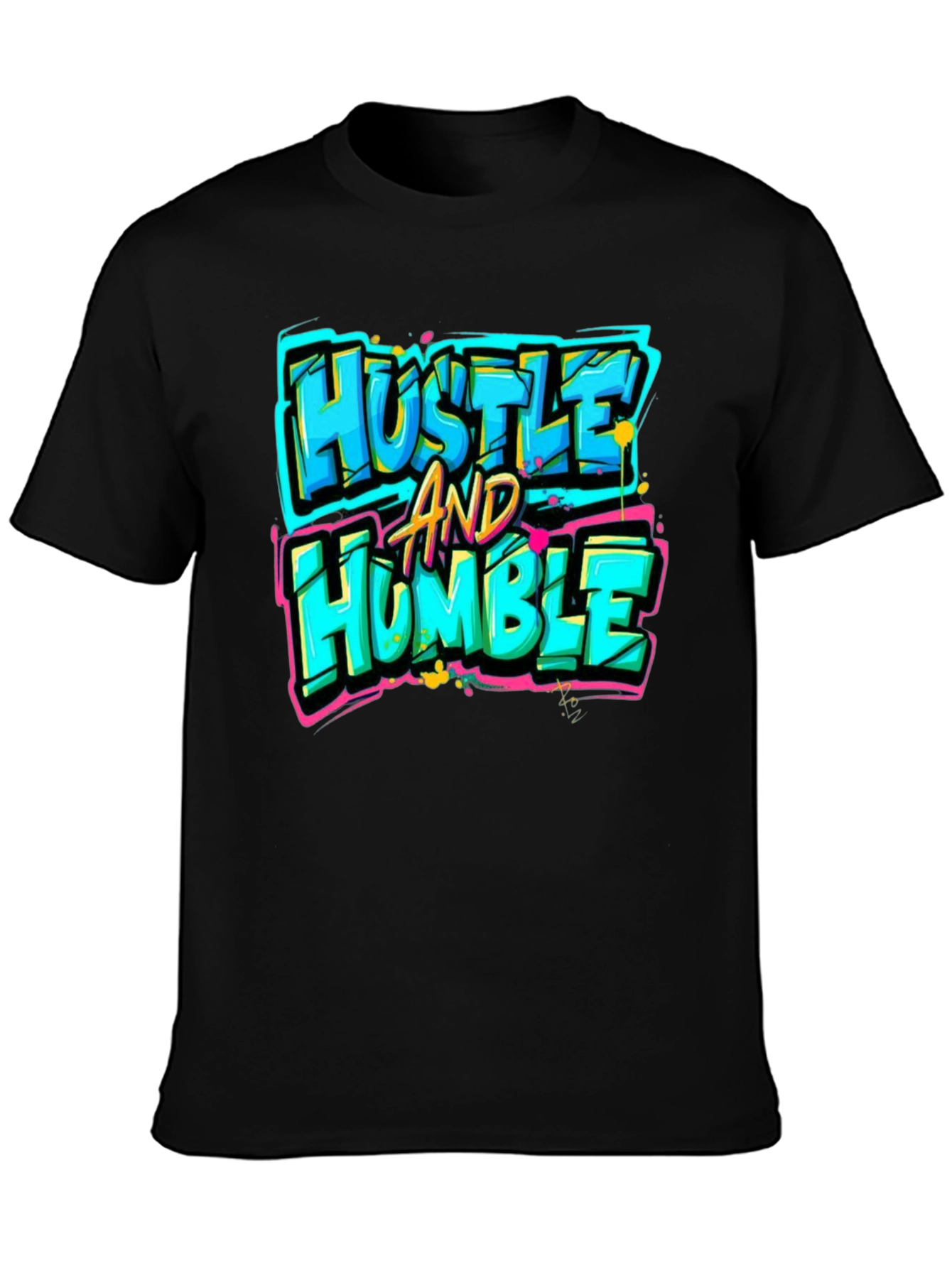 Hustle & Humble Graphic T-Shirt - Streetwear Style