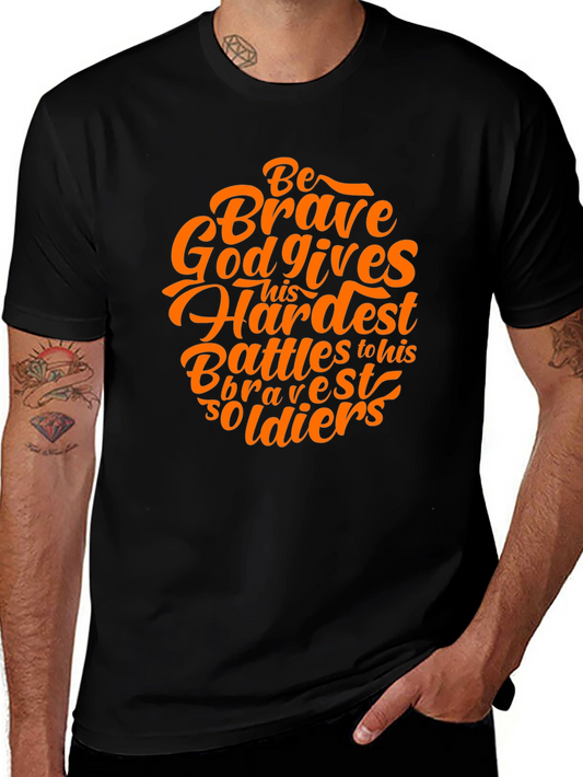Be Brave Graphic Print Tee