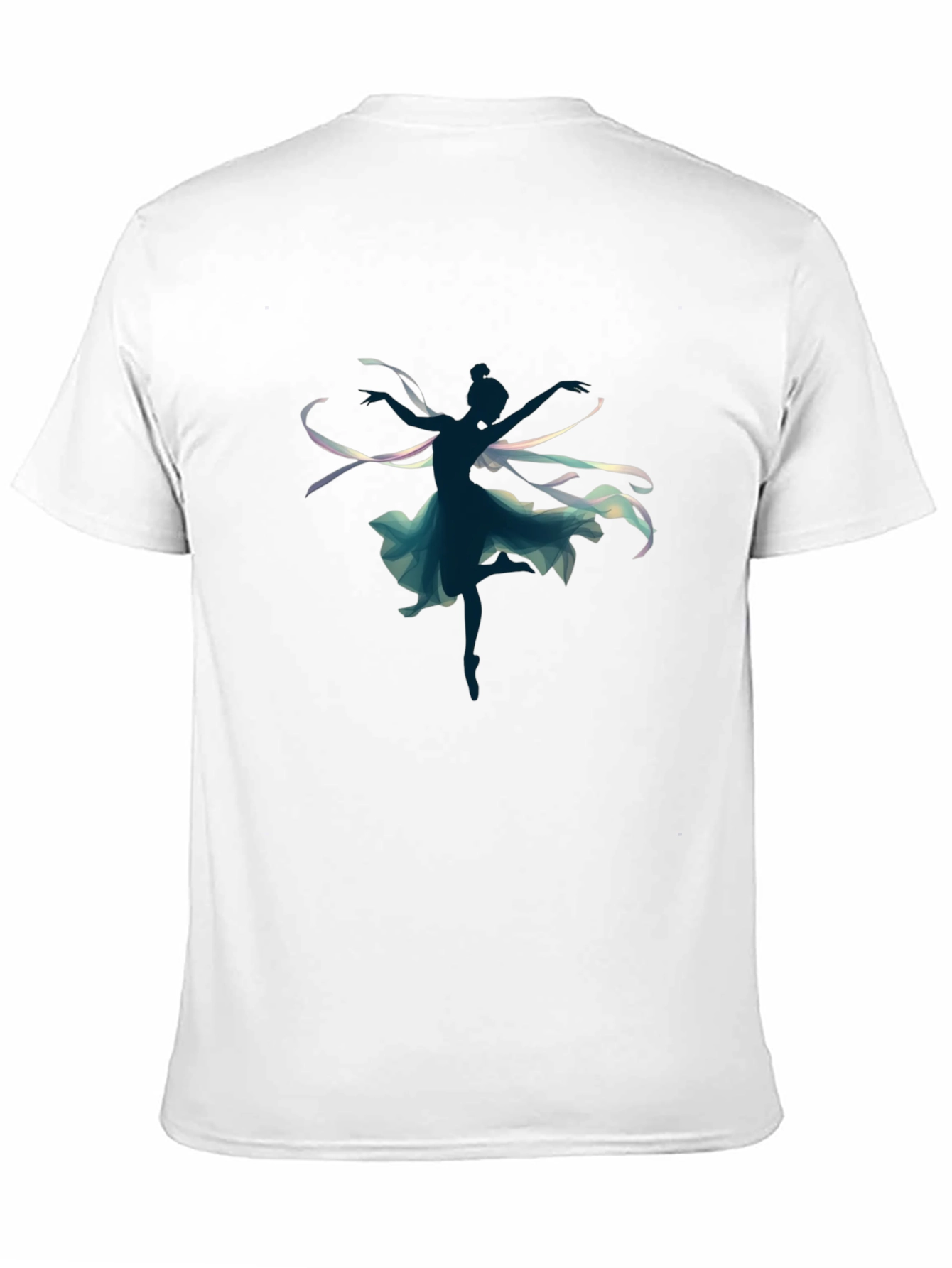 Dancing Silhouette Graphic Tee - Black