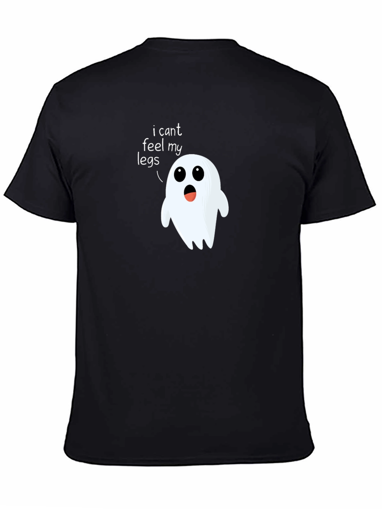 Funny Ghost Legs Graphic T-Shirt