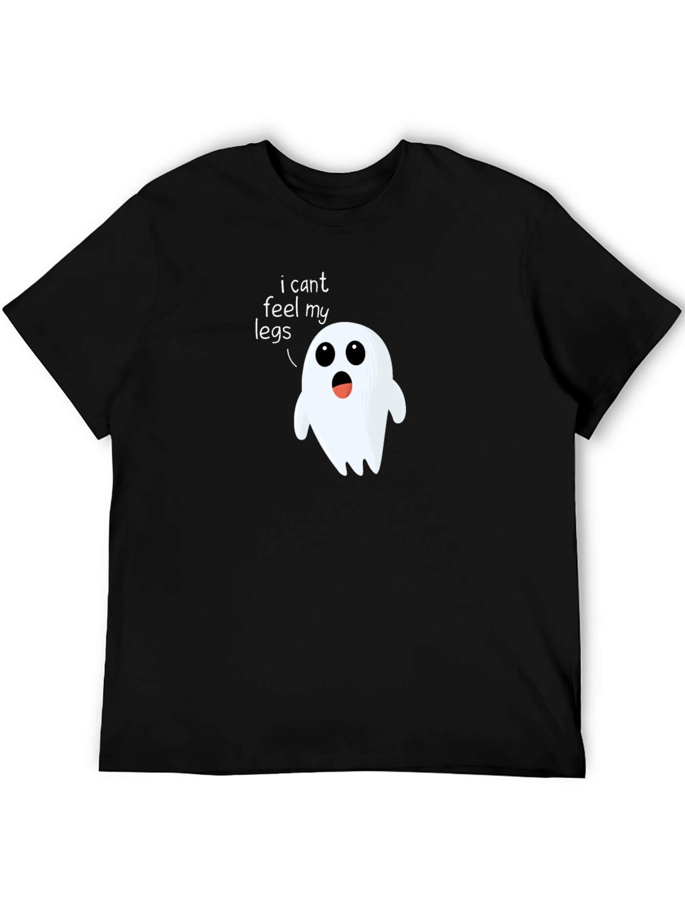 Funny Ghost Legs Graphic T-Shirt