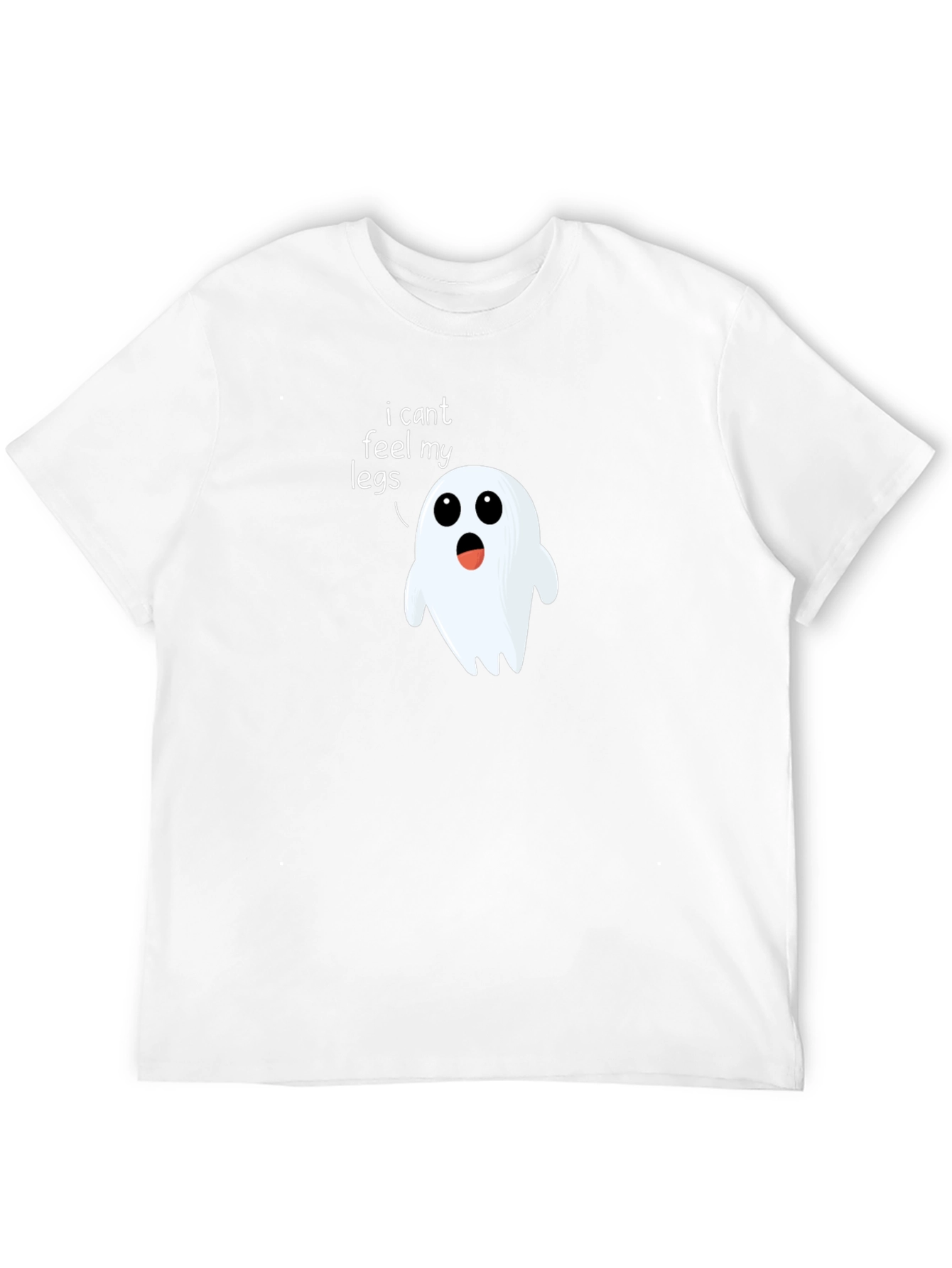 Funny Ghost Legs Graphic T-Shirt