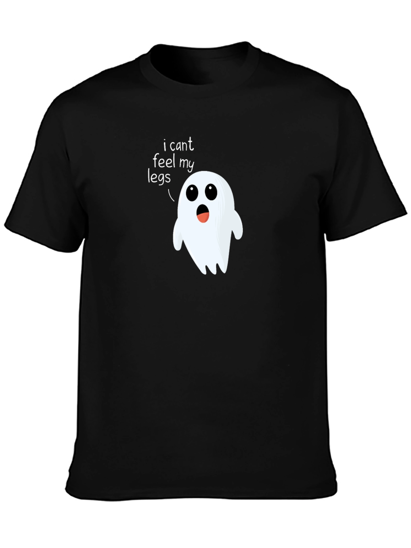 Funny Ghost Legs Graphic T-Shirt