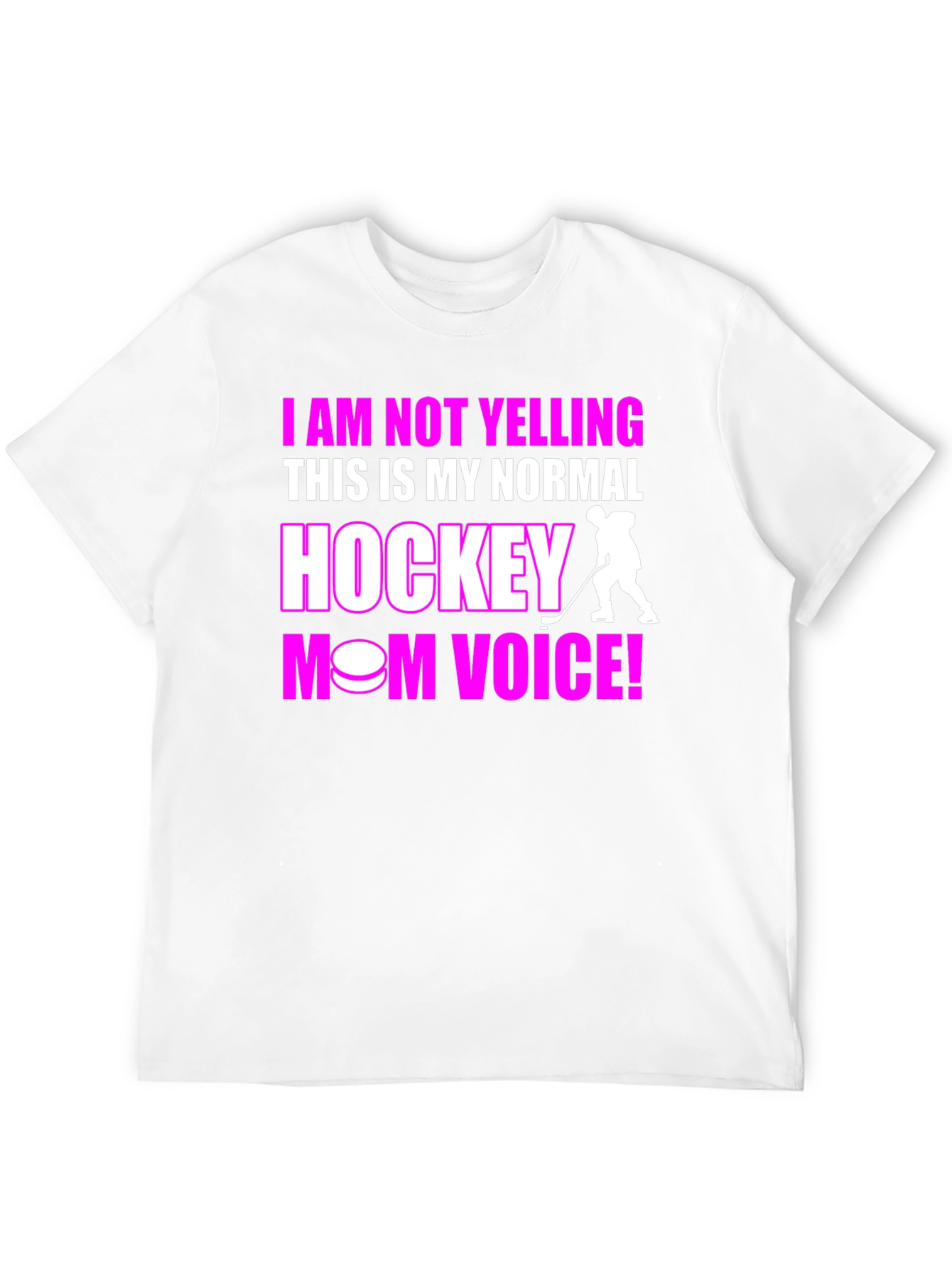 Hockey Mom Voice Graphic T-Shirt