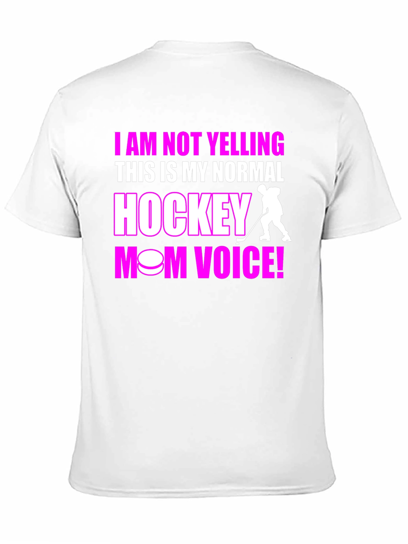 Hockey Mom Voice Graphic T-Shirt