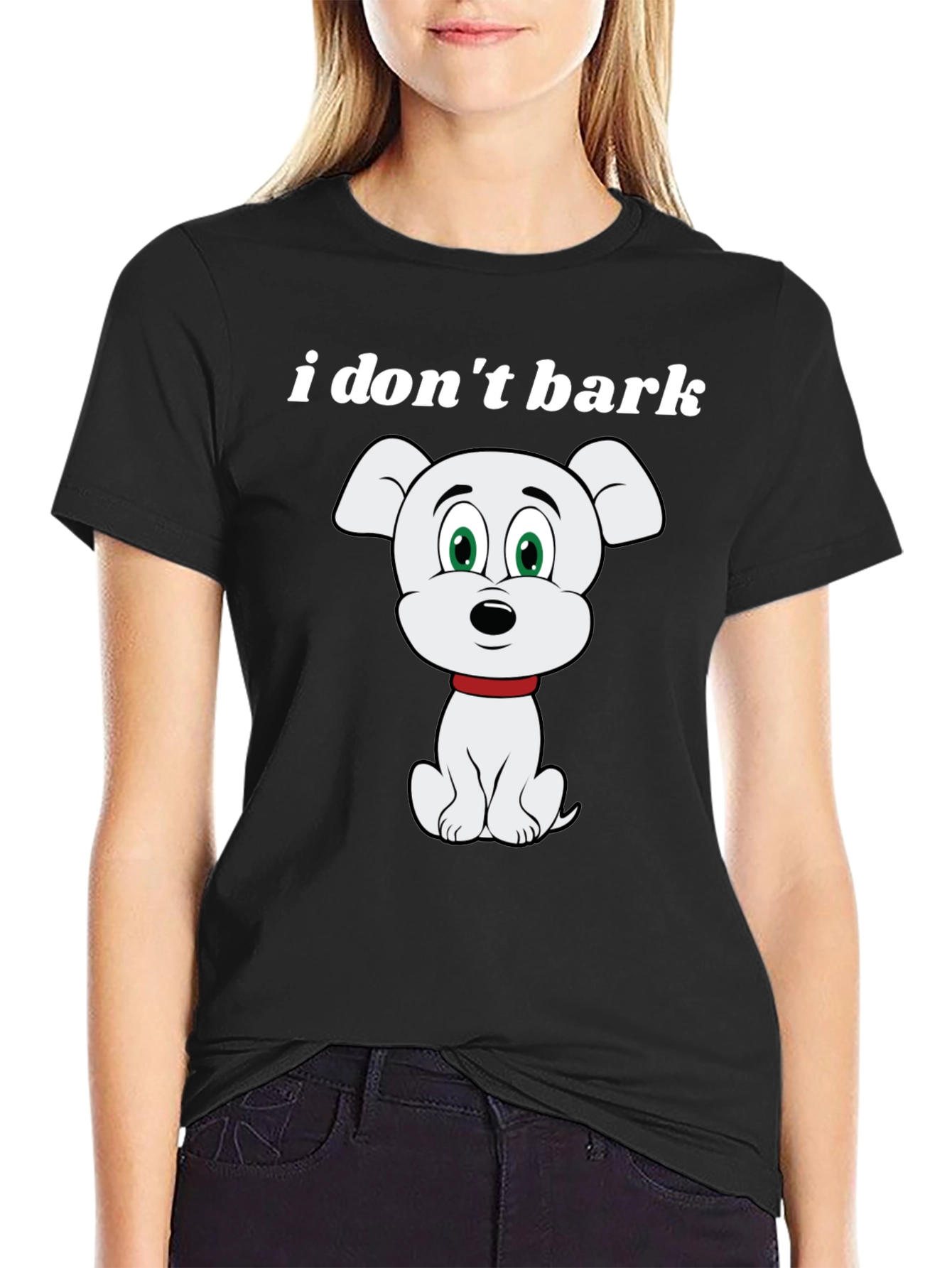 Funny I Dont Bark Dog Graphic T-Shirt