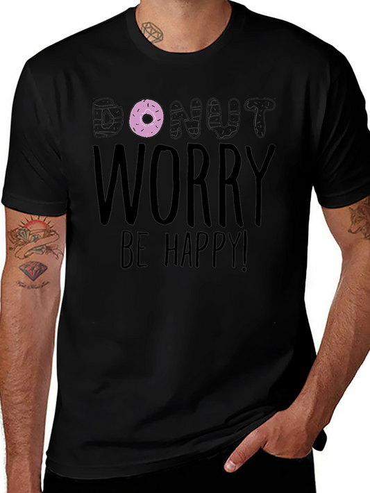 Donut Worry Be Happy Graphic Tee