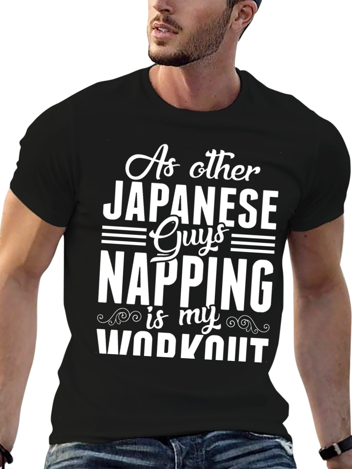 Napping Workout Black T-Shirt