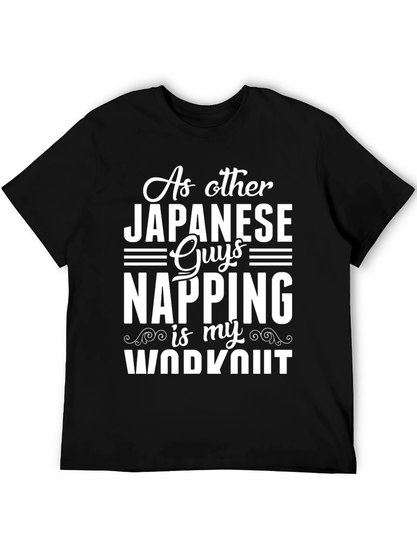 Napping Workout Black T-Shirt