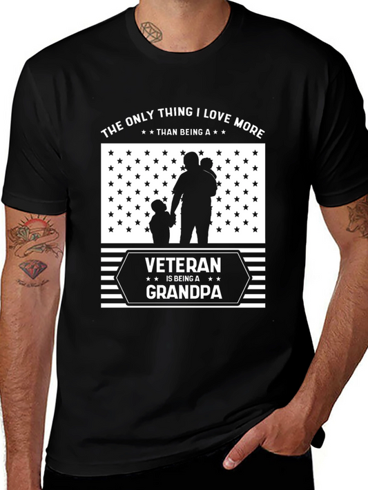 Veteran Grandpa T-Shirt - Gift for Grandpa