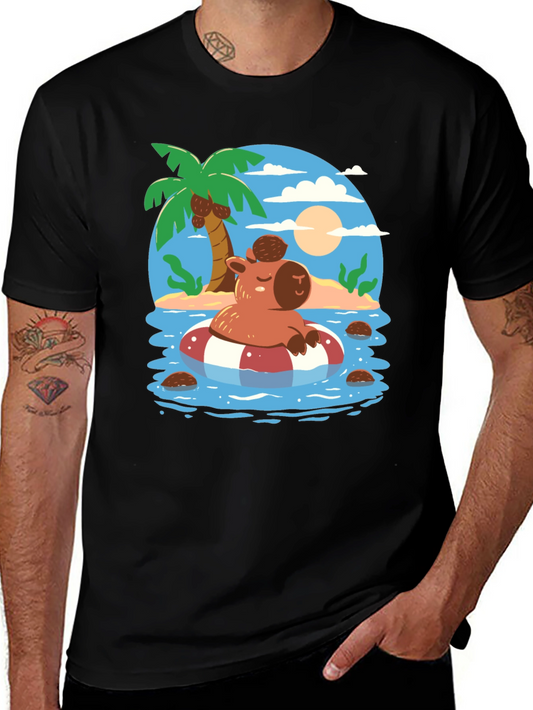Relaxed Capybara Summer T-Shirt