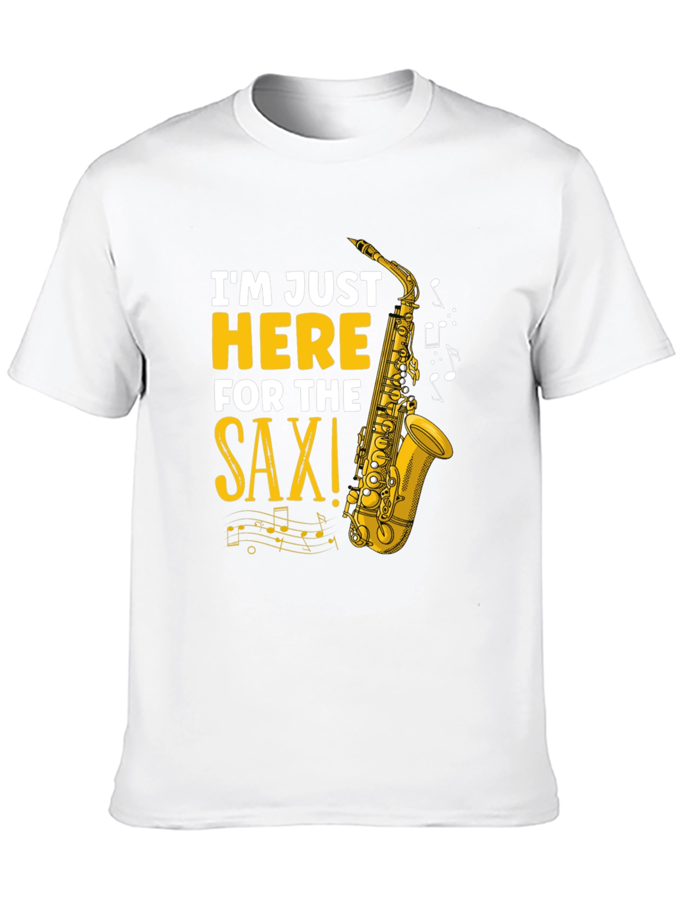 Saxophone Graphic T-Shirt - Music Lover Tee