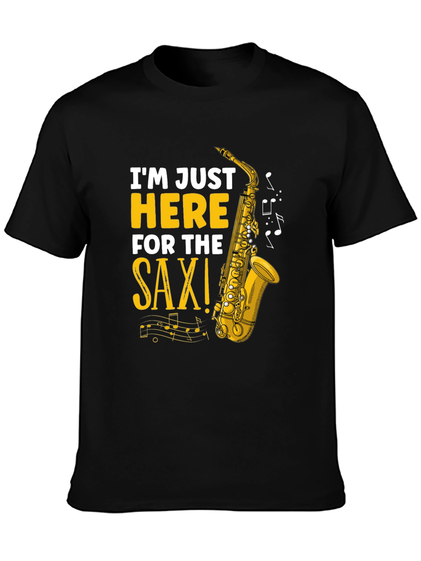 Saxophone Graphic T-Shirt - Music Lover Tee