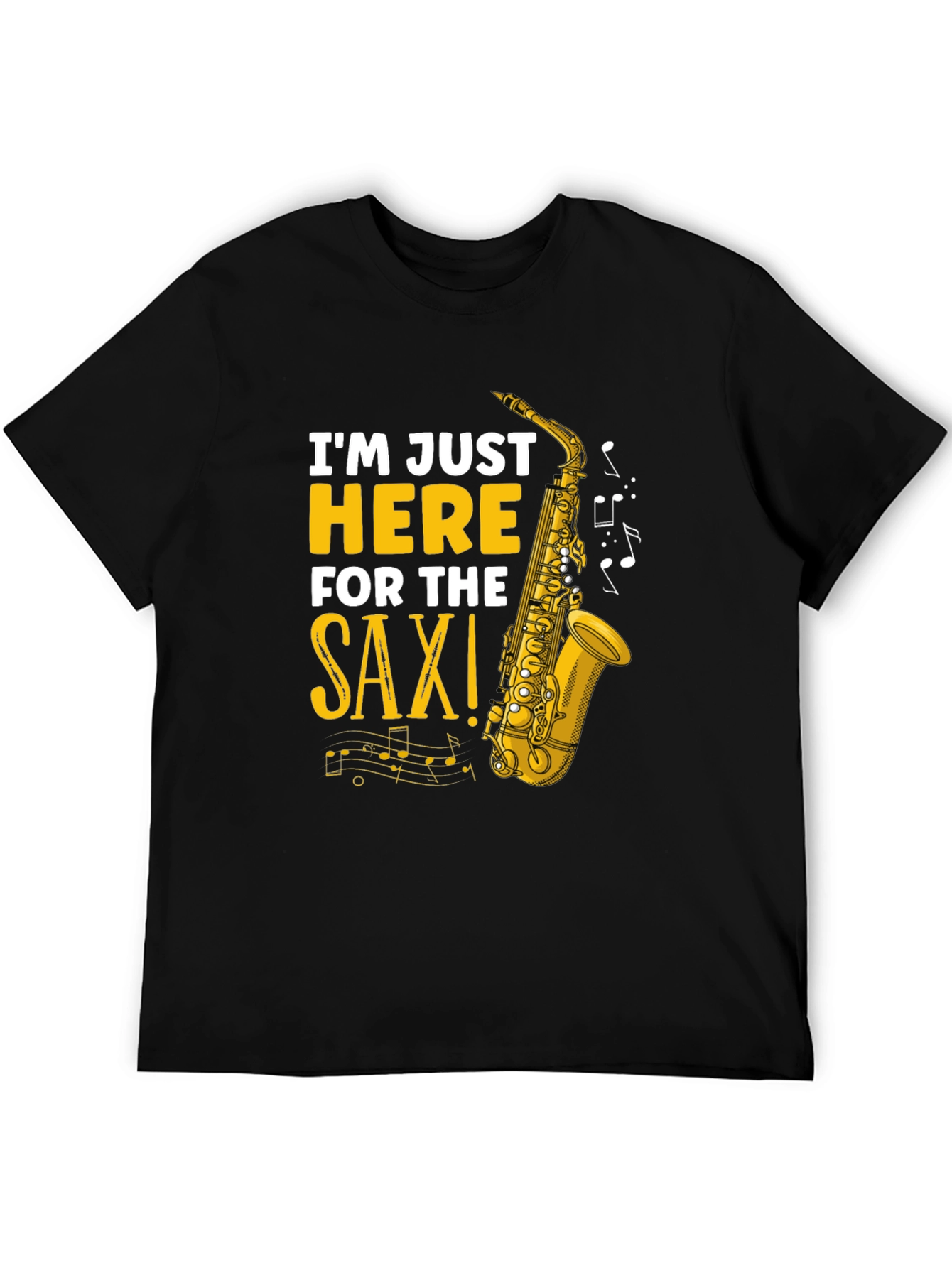 Saxophone Graphic T-Shirt - Music Lover Tee