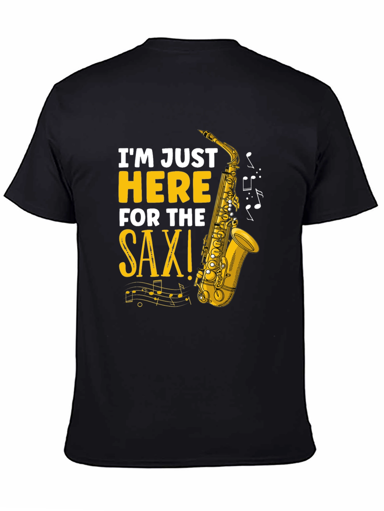 Saxophone Graphic T-Shirt - Music Lover Tee