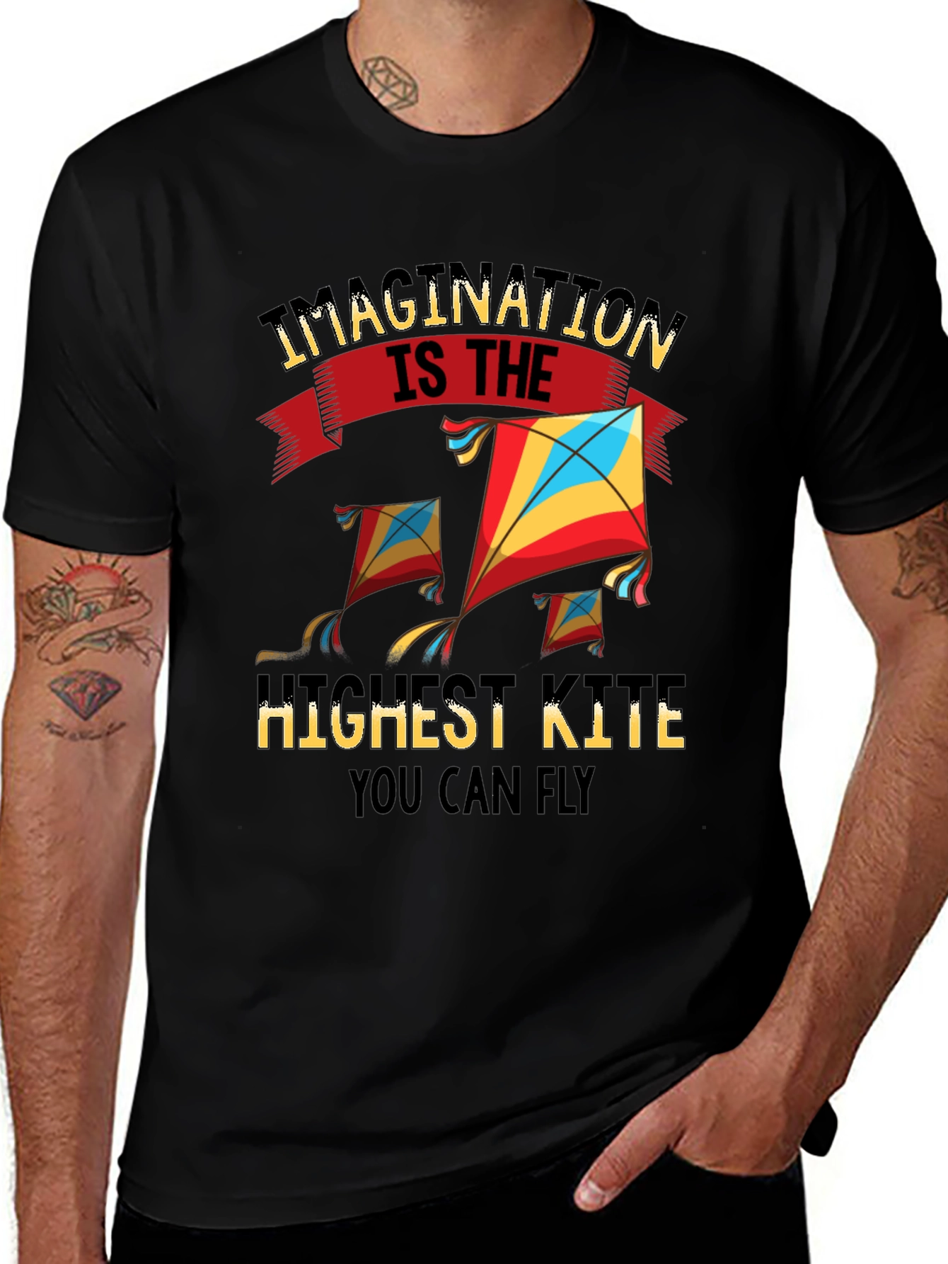 Imagination Kite Graphic T-Shirt