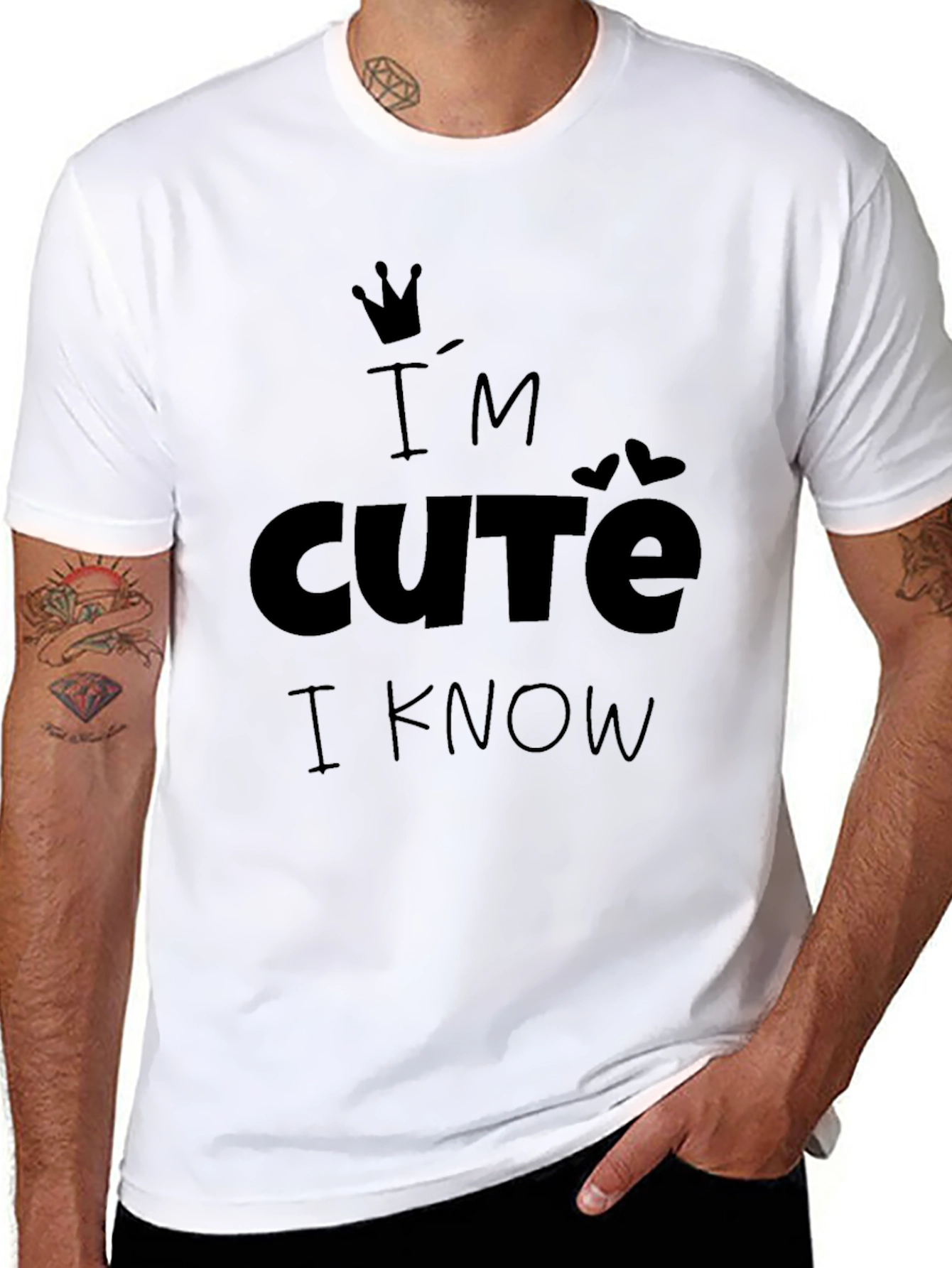 Im Cute I Know Graphic Tee - Unisex